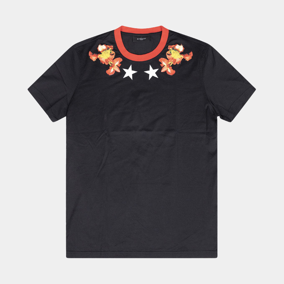 Givenchy Flame Collar T-Shirt by Riccardo Tisci