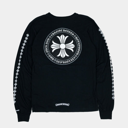 Chrome Hearts Cross Emblem Logo Lonsleeve T-Shirt