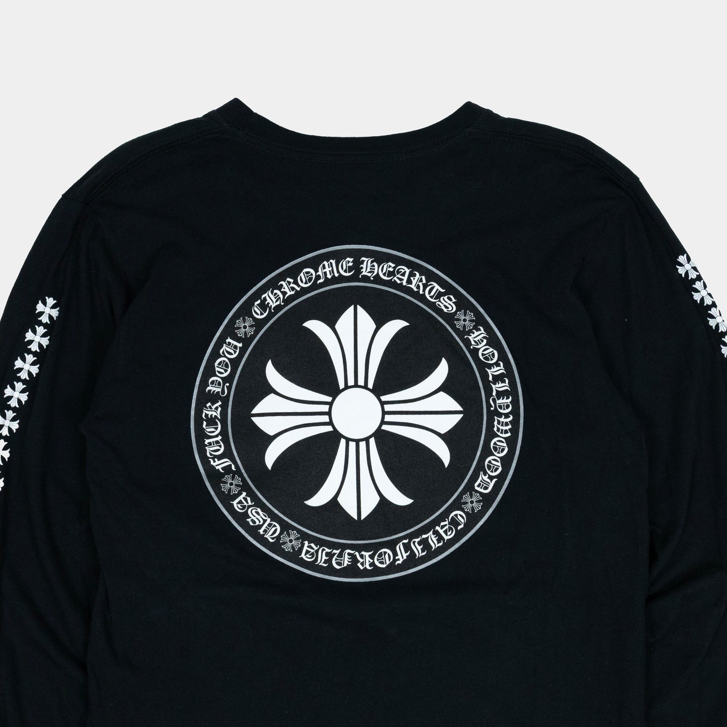 Chrome Hearts Cross Emblem Logo Lonsleeve T-Shirt