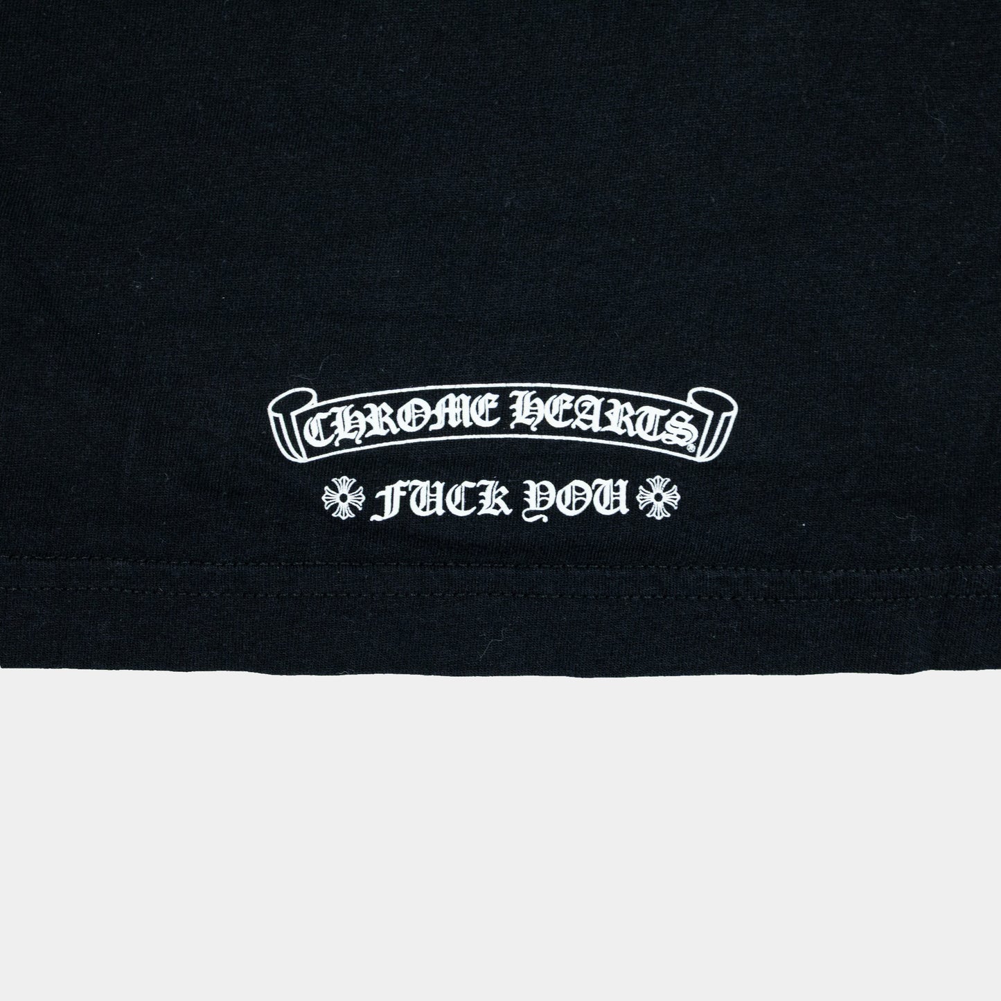 Chrome Hearts Scroll Logo Longsleeve T-Shirt