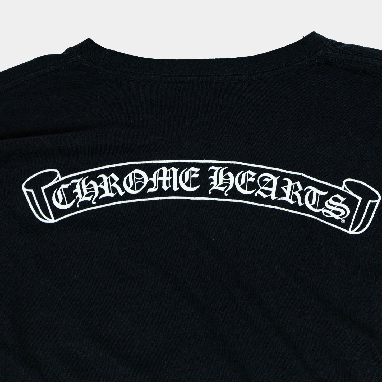 Chrome Hearts Scroll Logo Longsleeve T-Shirt