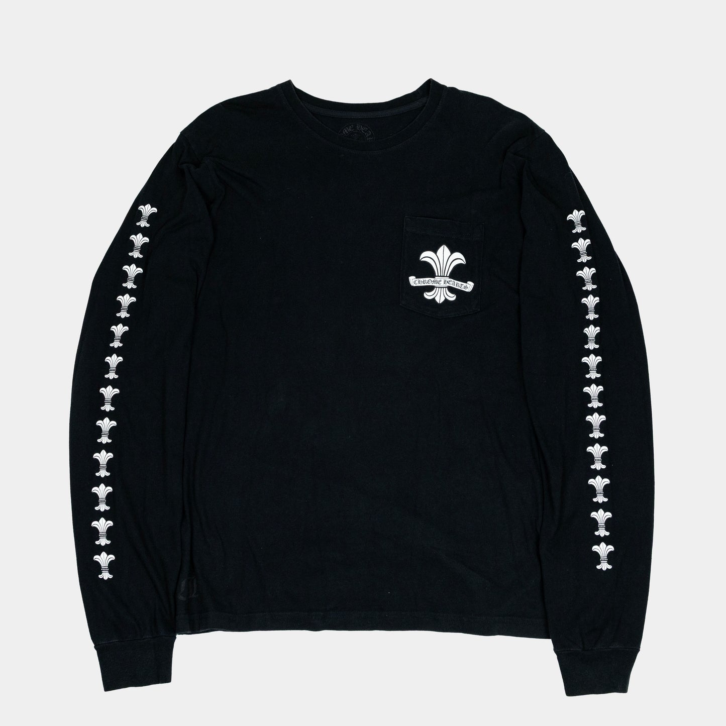 Chrome Hearts Crest Logo Longsleeve T-shirt