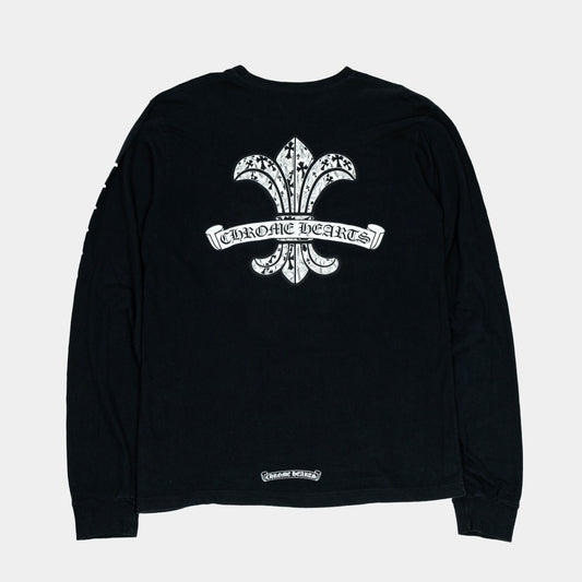 Chrome Hearts Crest Logo Longsleeve T-shirt