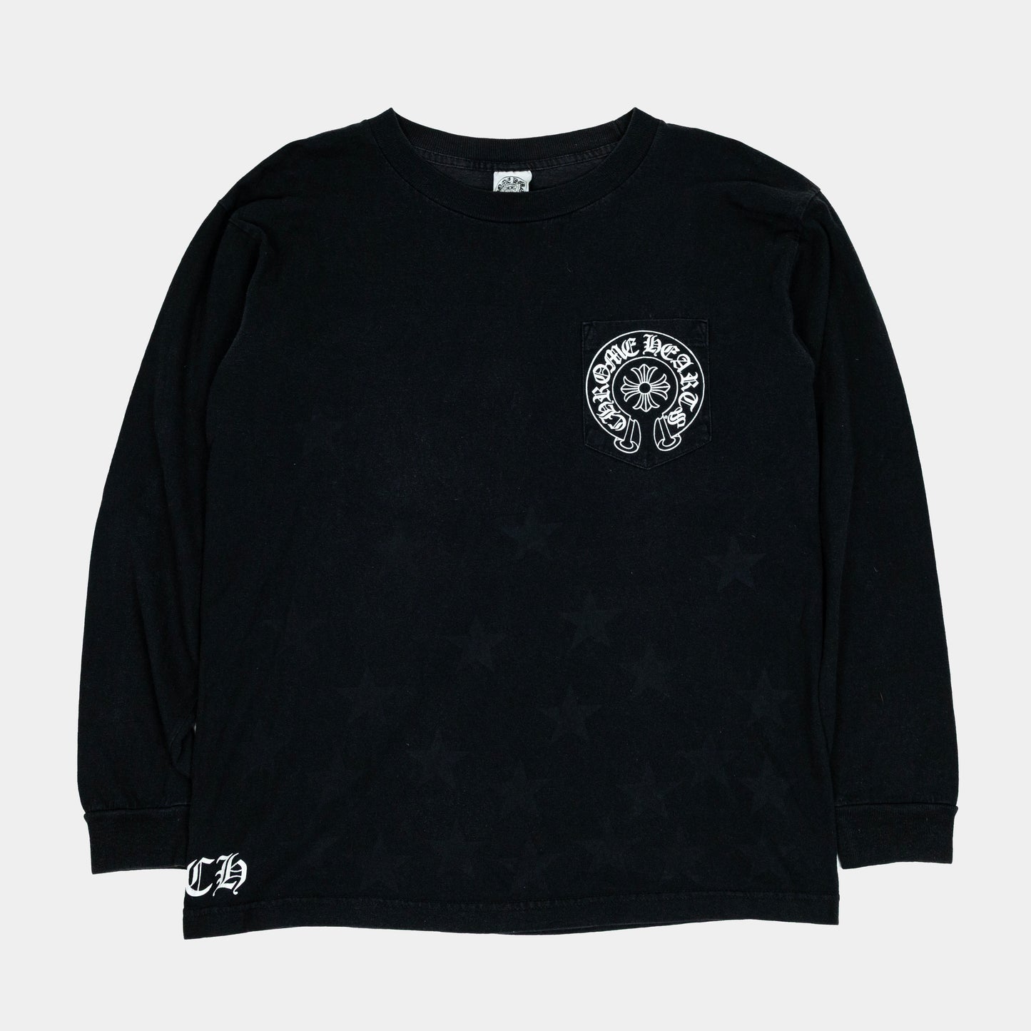 Chrome Hearts Vintage Elbow Cross Longsleeve T-Shirt