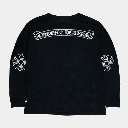 Chrome Hearts Vintage Elbow Cross Longsleeve T-Shirt