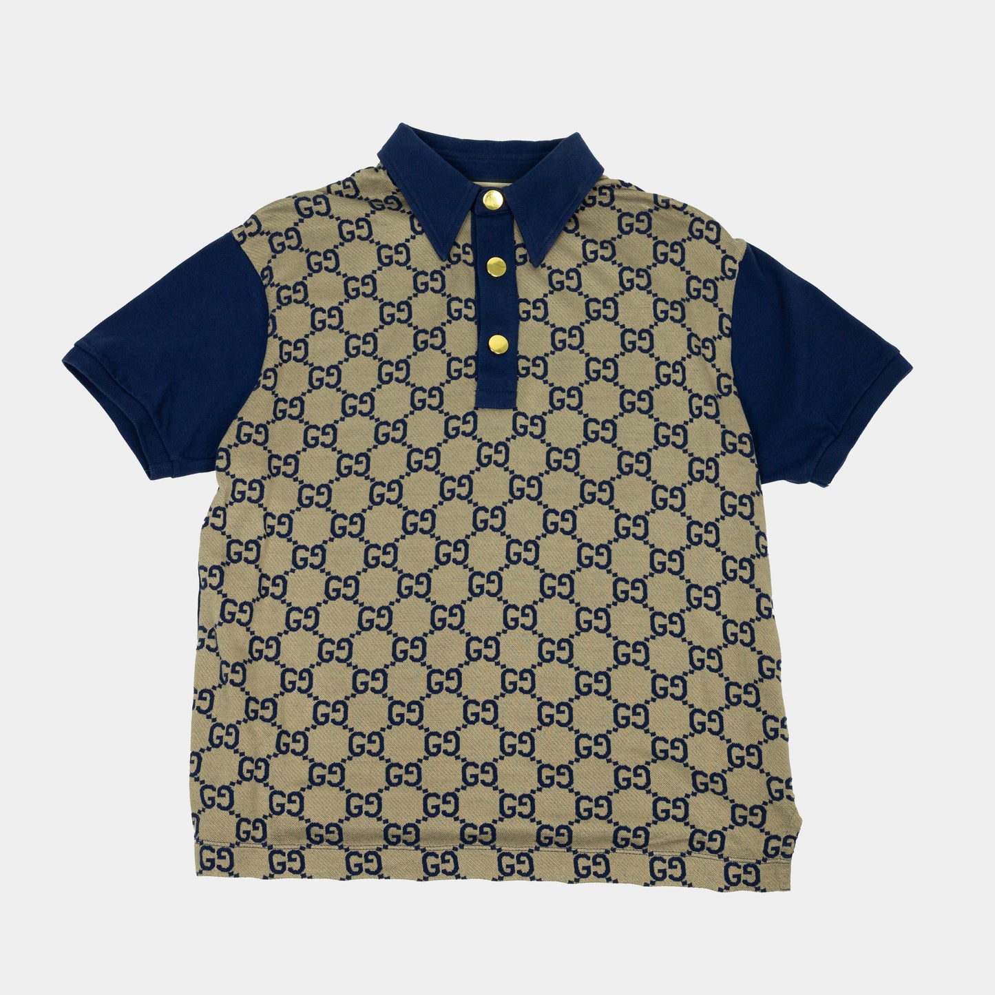 Gucci Knitted GG Monogram Polo