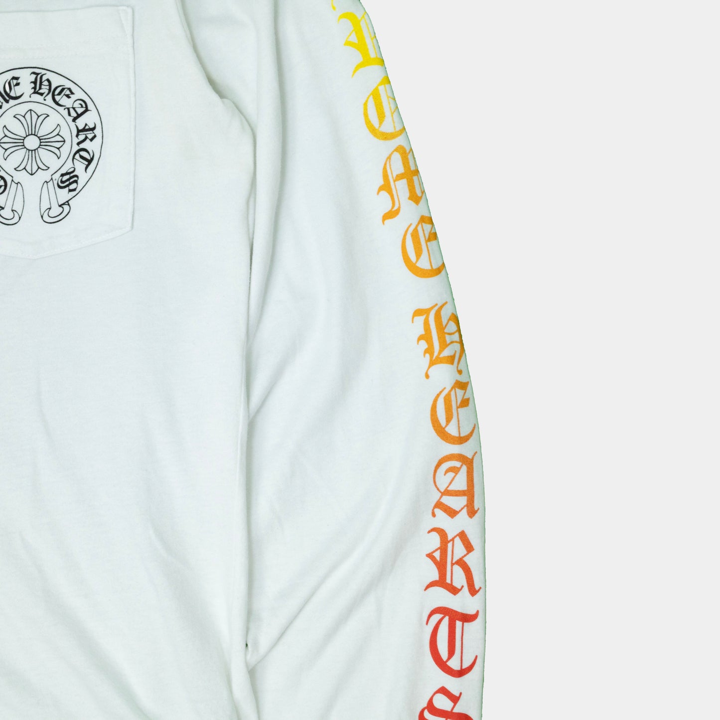 Chrome Hearts Gradient Neck Logo Longsleeve T-Shirt