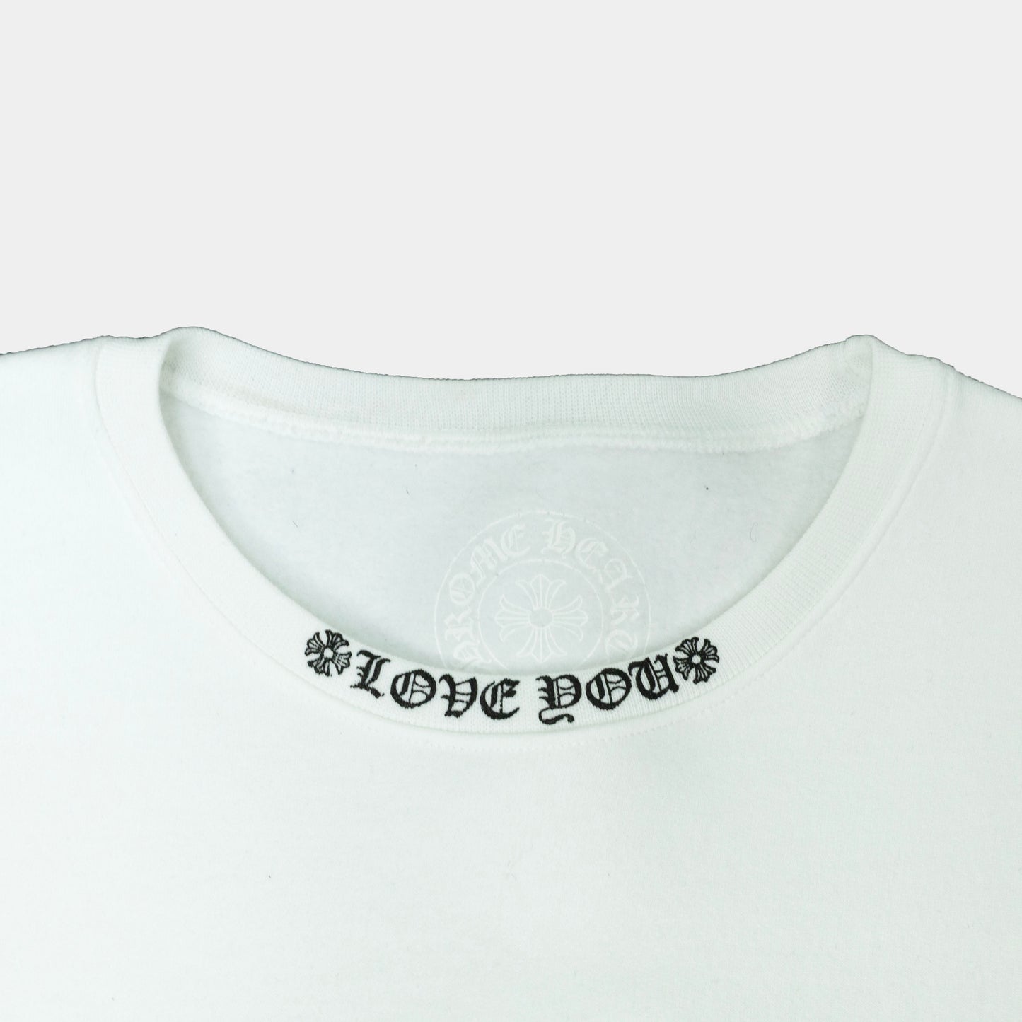 Chrome Hearts "Love You" Crewneck Sweatshirt