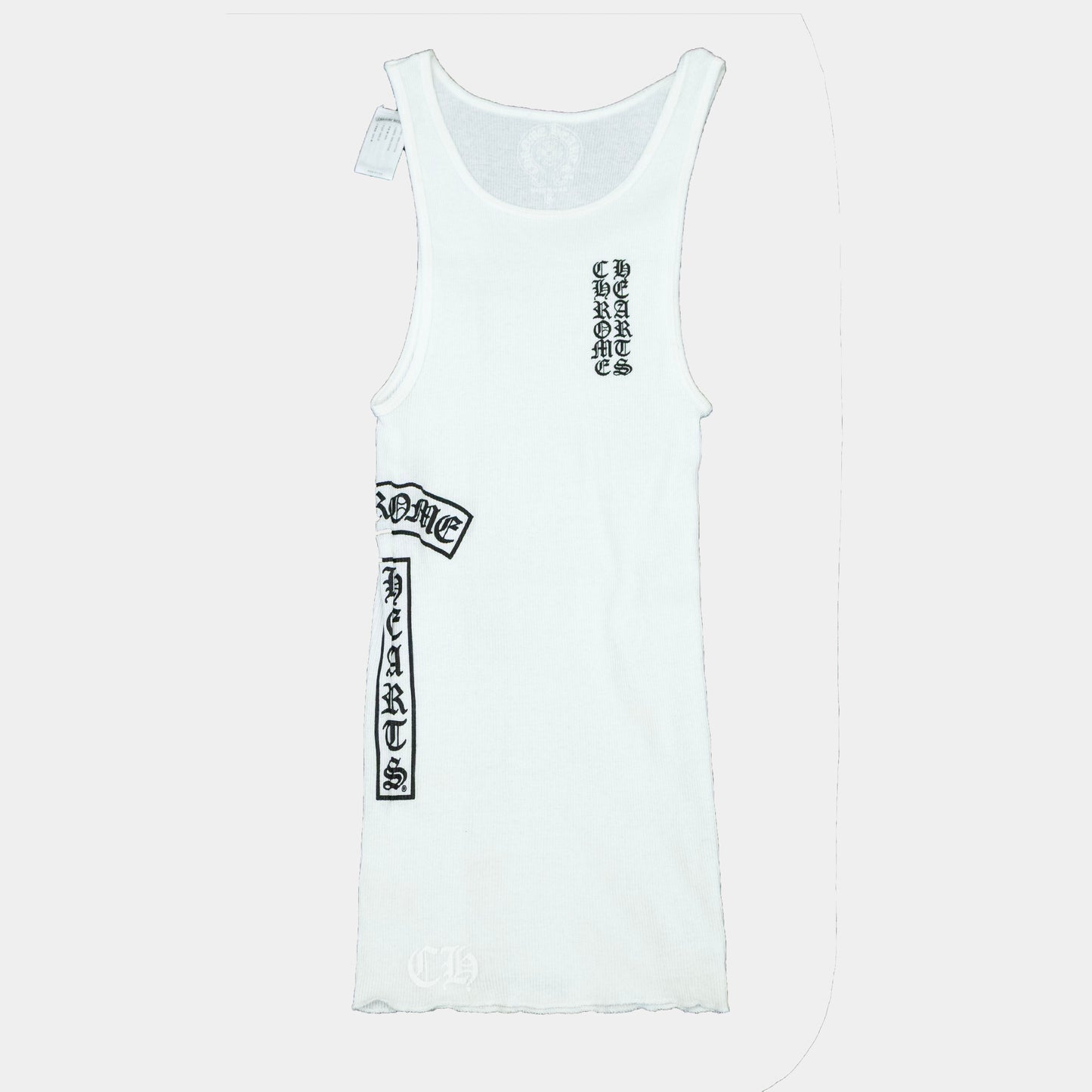 Chrome Hearts "T Bar" Logo Rib Tank Top
