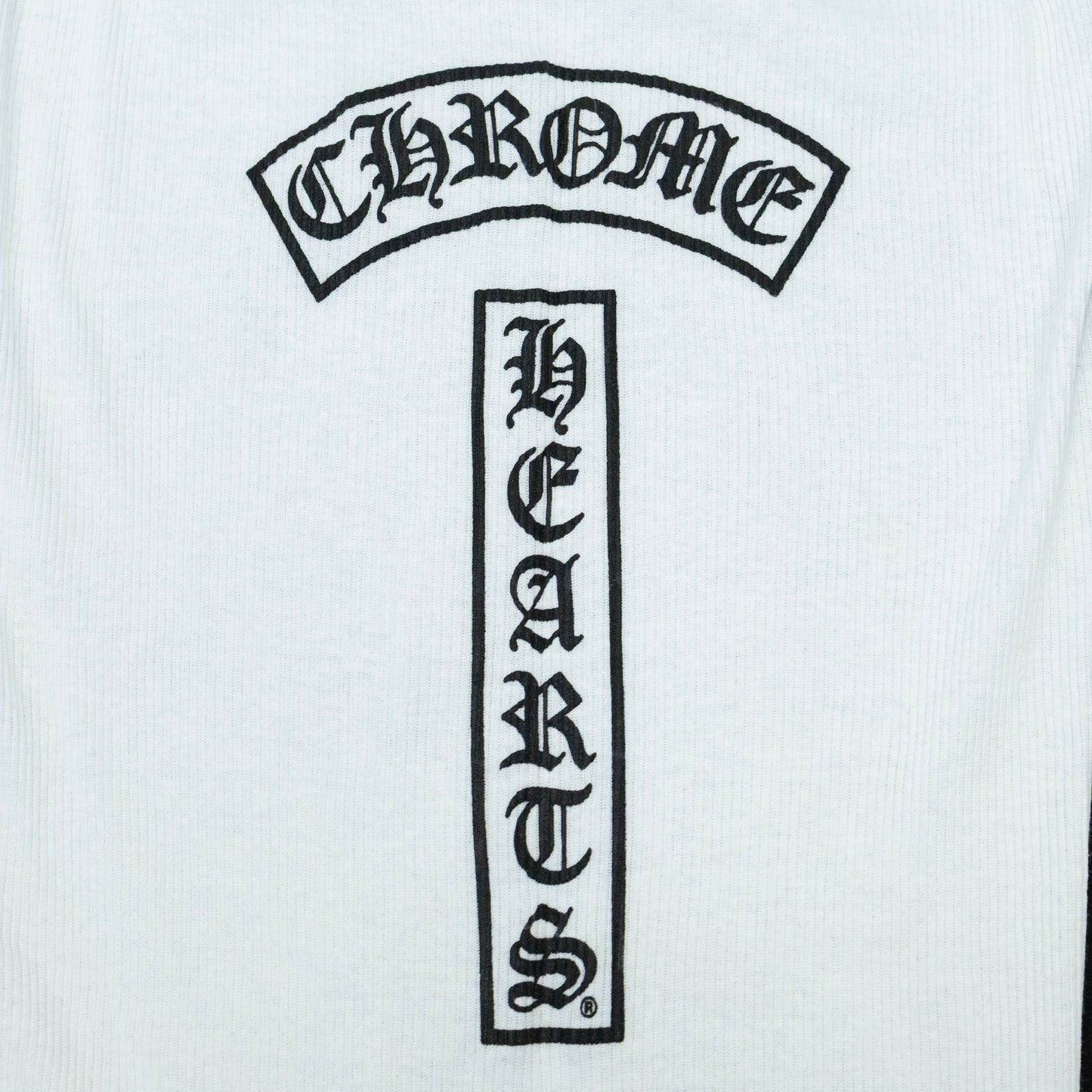 Chrome Hearts "T Bar" Logo Rib Tank Top