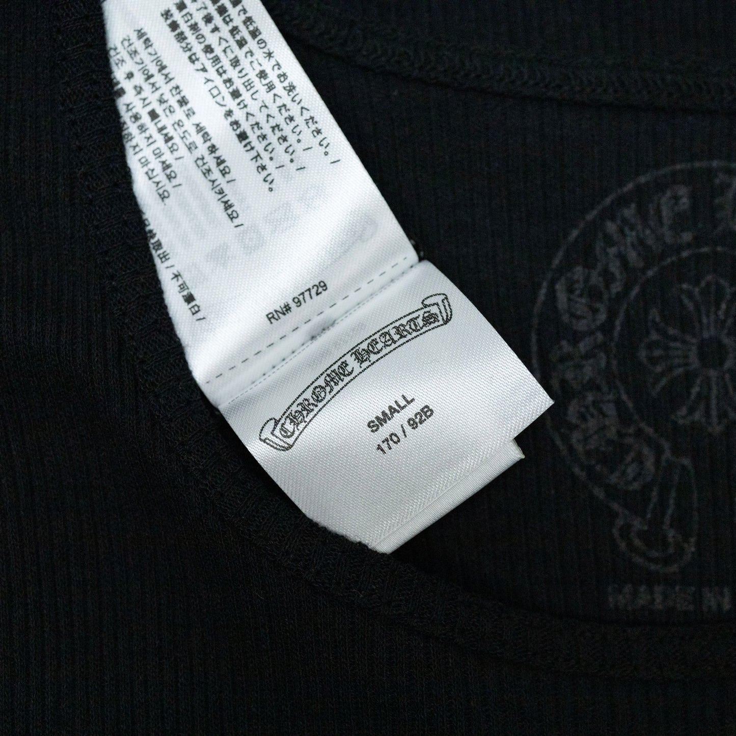 Chrome Hearts Hairy Cross Rib Tank