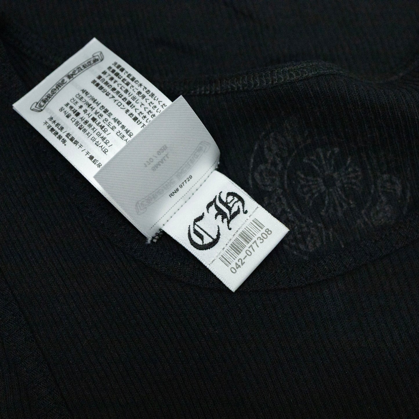 Chrome Hearts Hairy Cross Rib Tank