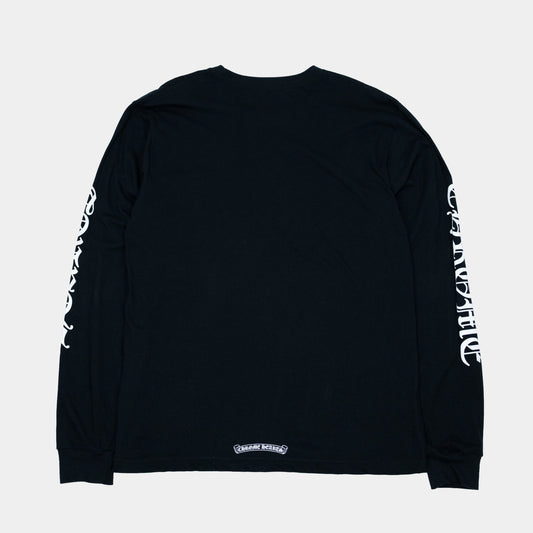 Chrome Hearts Scripture Sleeve Logo Longsleeve T-Shirt