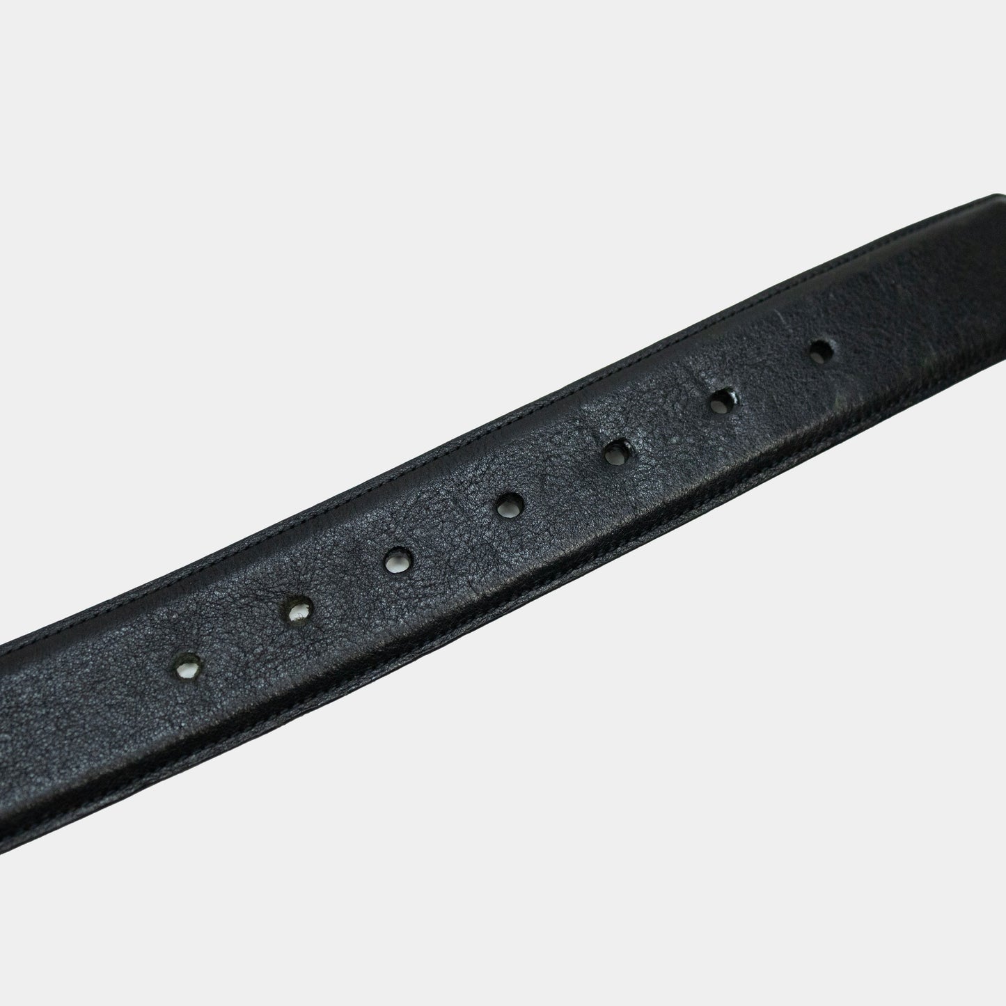 Chrome Hearts Classic .925 Silver Oval Keeper Buckle Leather Belt (Strap 1.5")