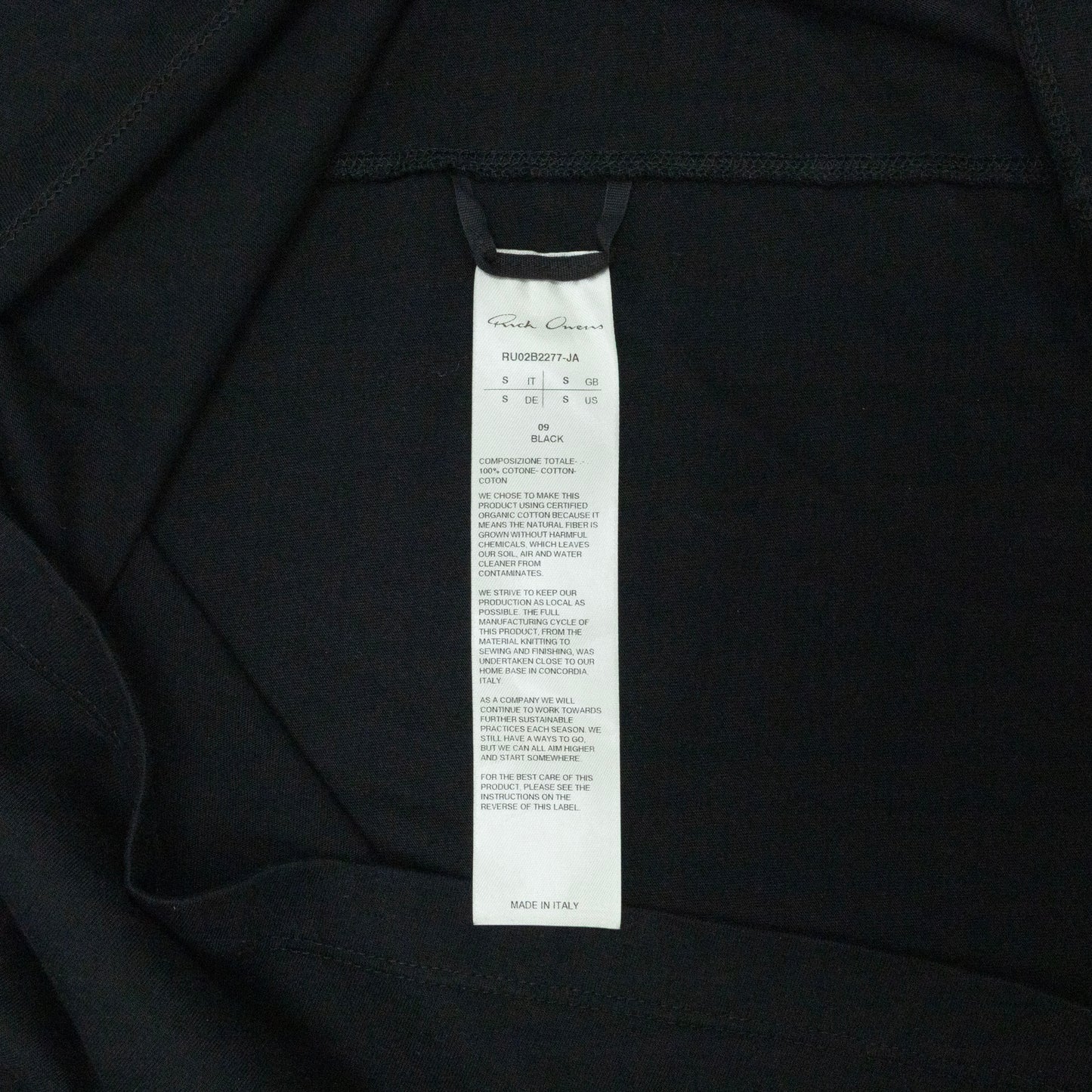 Rick Owens F/W 2022 Crewneck Longlseeve T-Shirt