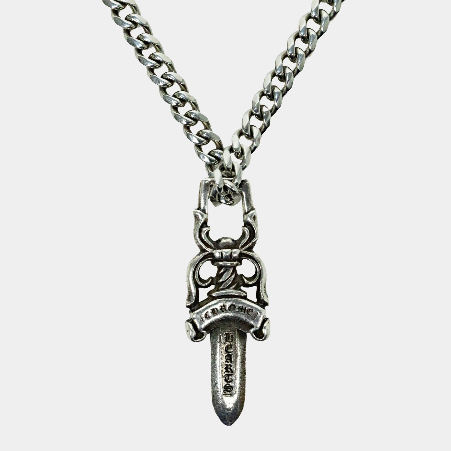 Chrome Hearts Large N10 Dagger Pendant (with chain)