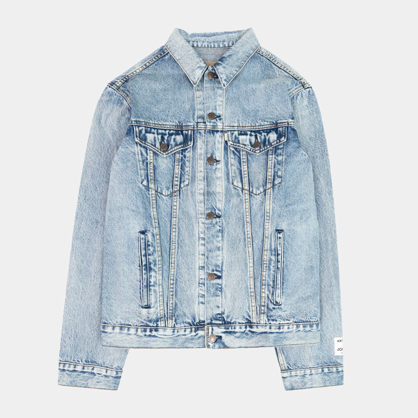 Gallery Dept. Embroidered Logo Denim Jacket