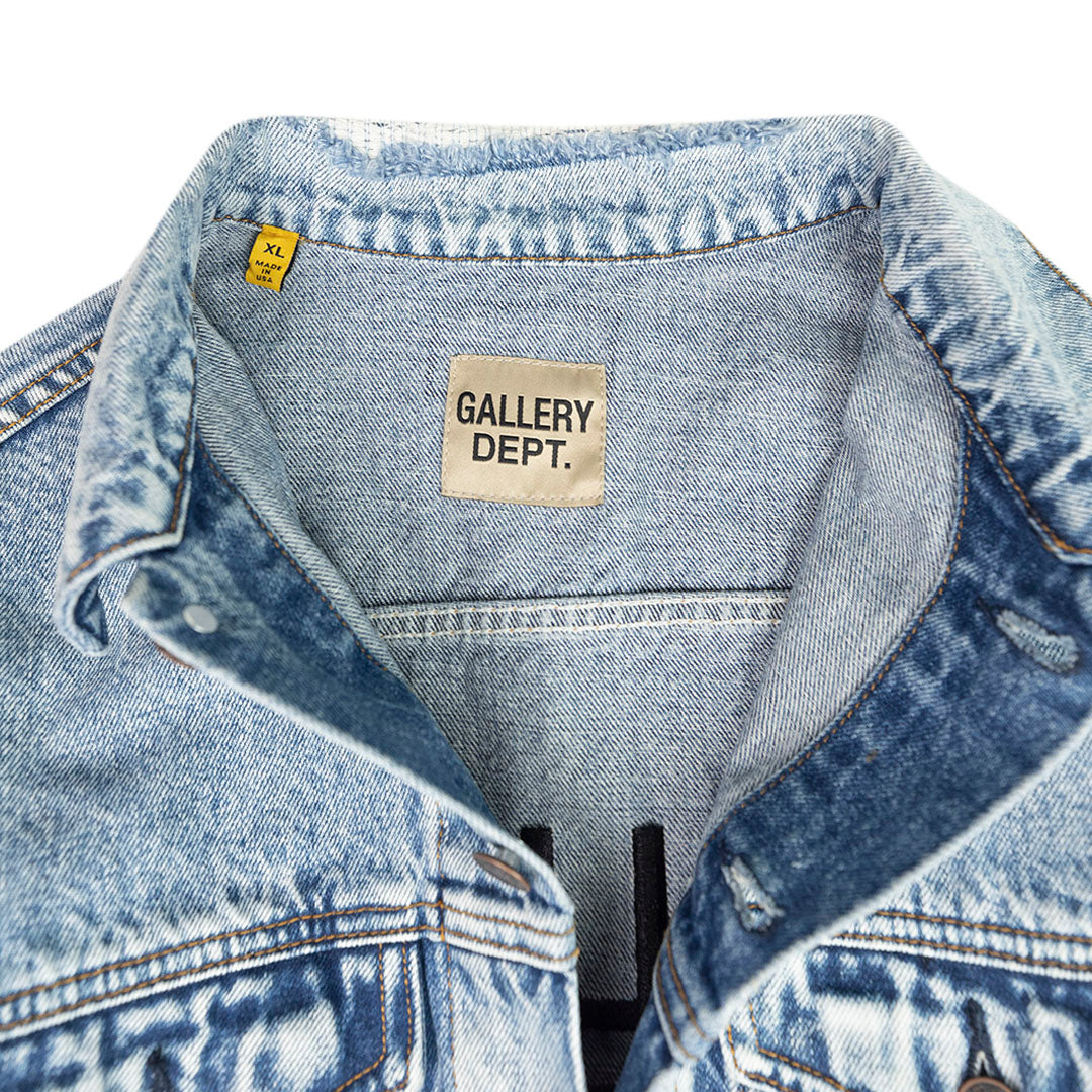 Gallery Dept. Embroidered Logo Denim Jacket