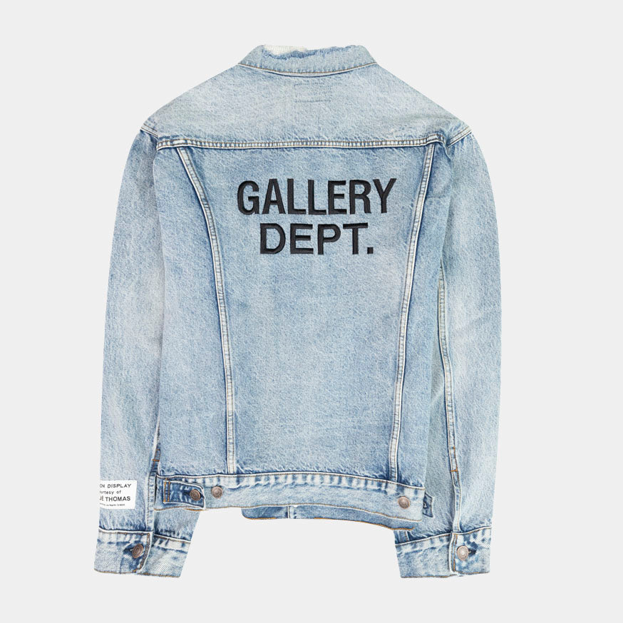 Gallery Dept. Embroidered Logo Denim Jacket