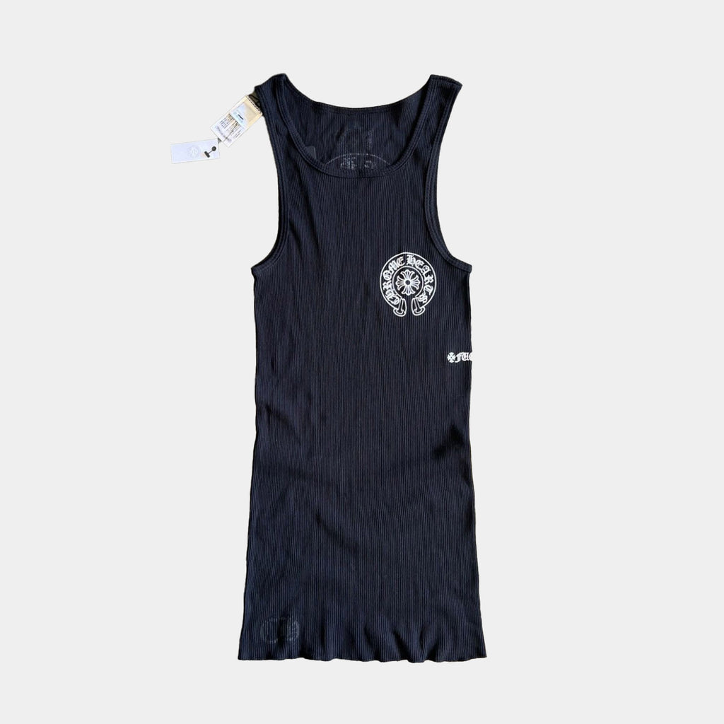 Chrome Hearts "F*ck You" Horse Shoe Logo Ribbed Tank