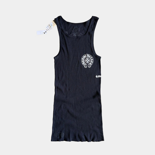 Chrome Hearts Horse Shoe Logo Ribbed Tank