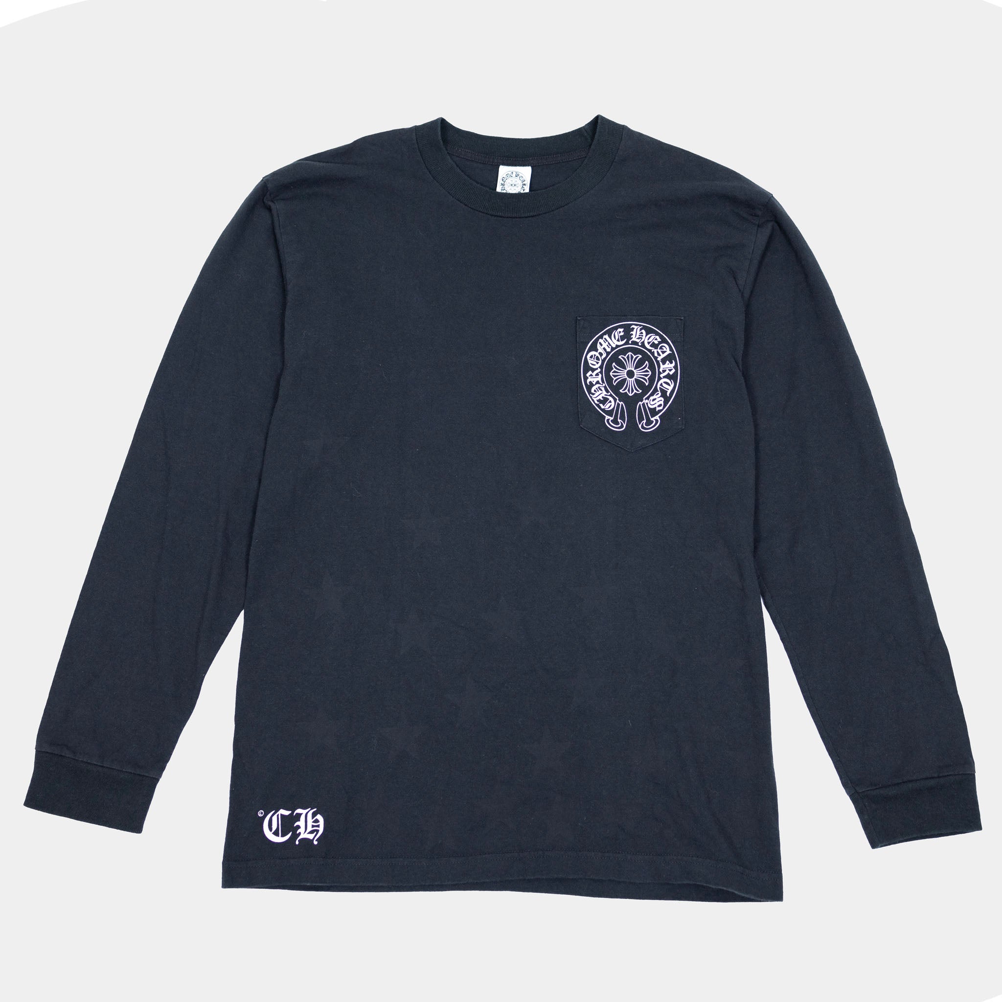 Chrome Hearts Vintage Elbow Cross Long Sleeve