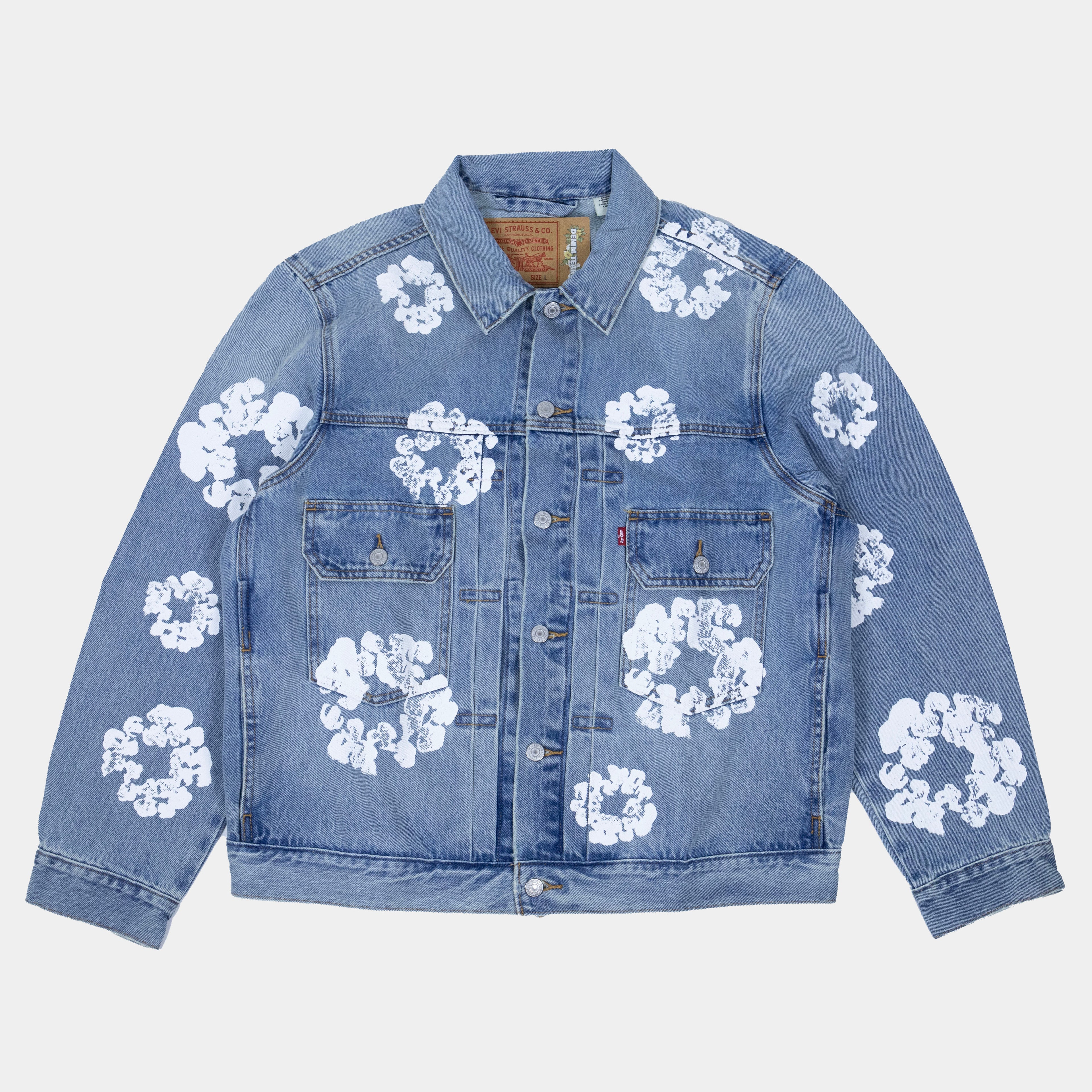 Levi's Cotton Wreath Denim Jacket