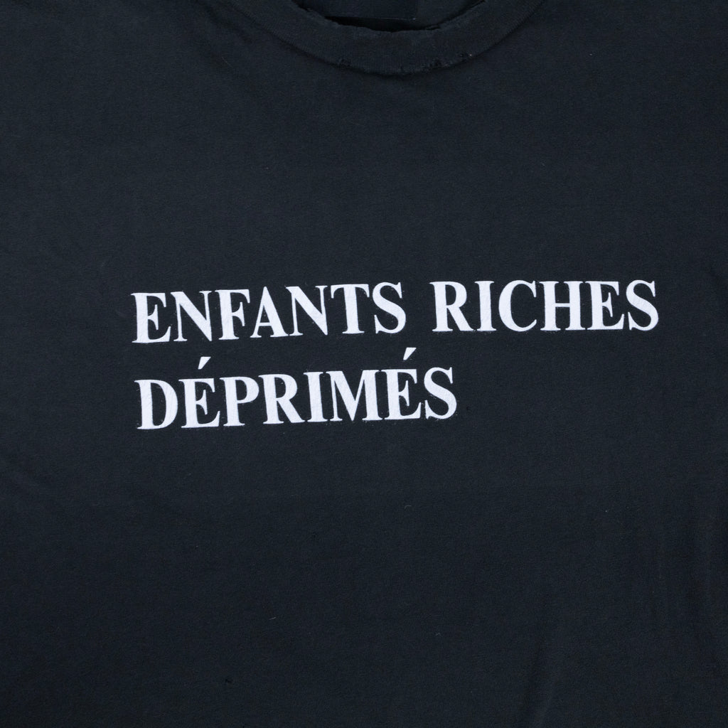 Enfants Riches Deprimes Distressed Classic Logo T-Shirt