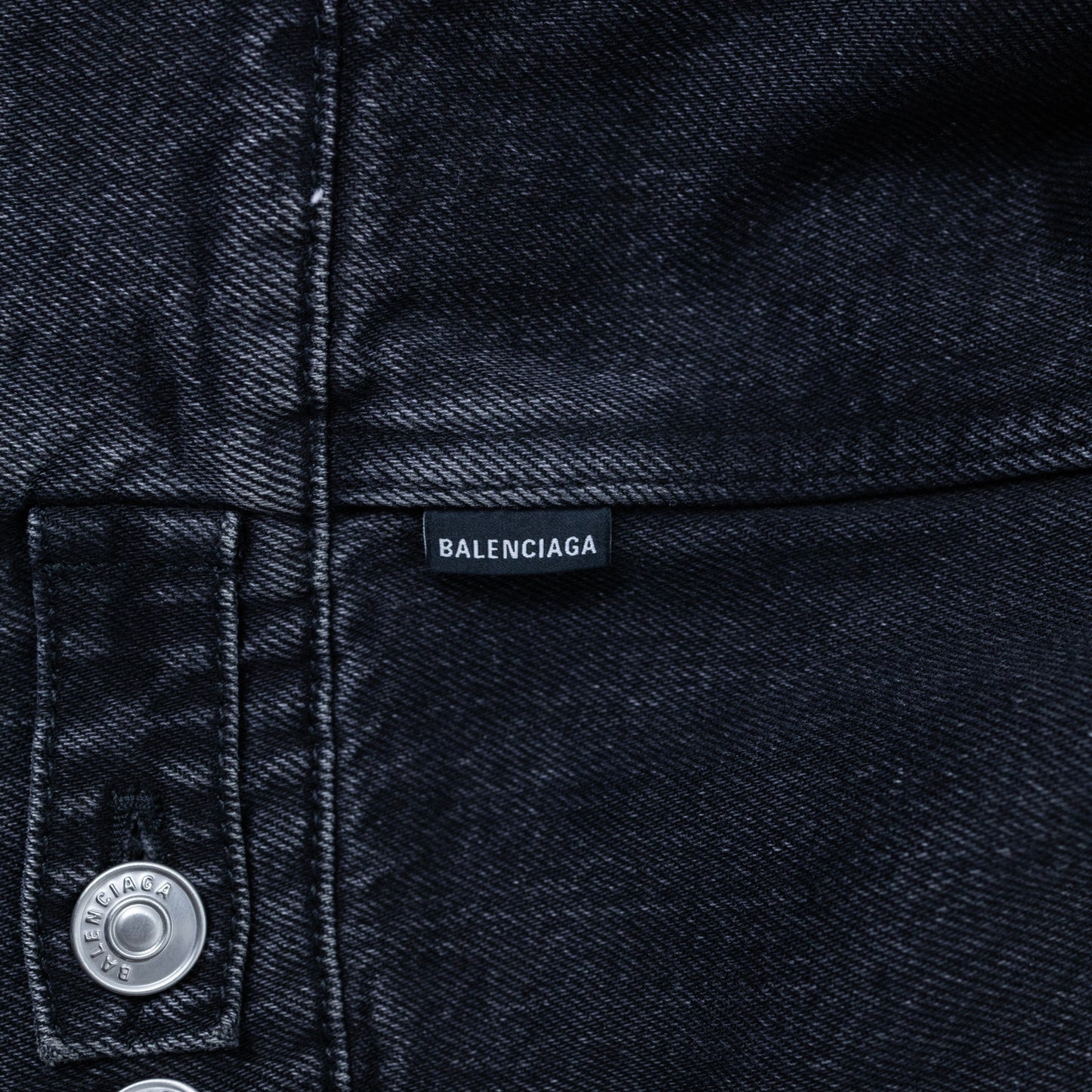 Political Logo Denim Jacket