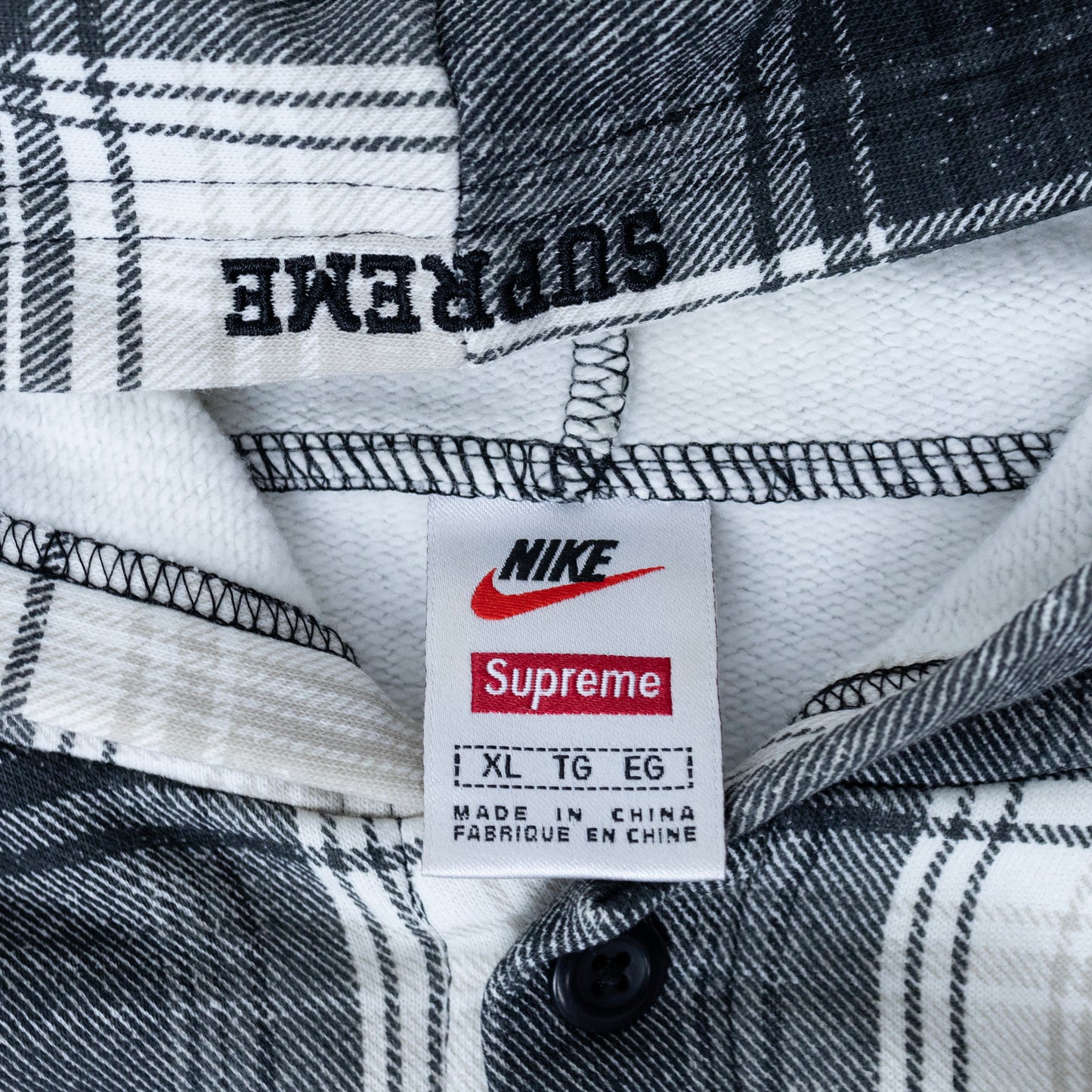 Supreme x Nike Hooded Flannel