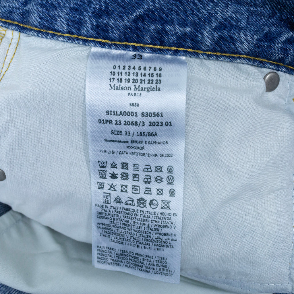 Maison Margiela Cotton Regular Fit Denim Pant