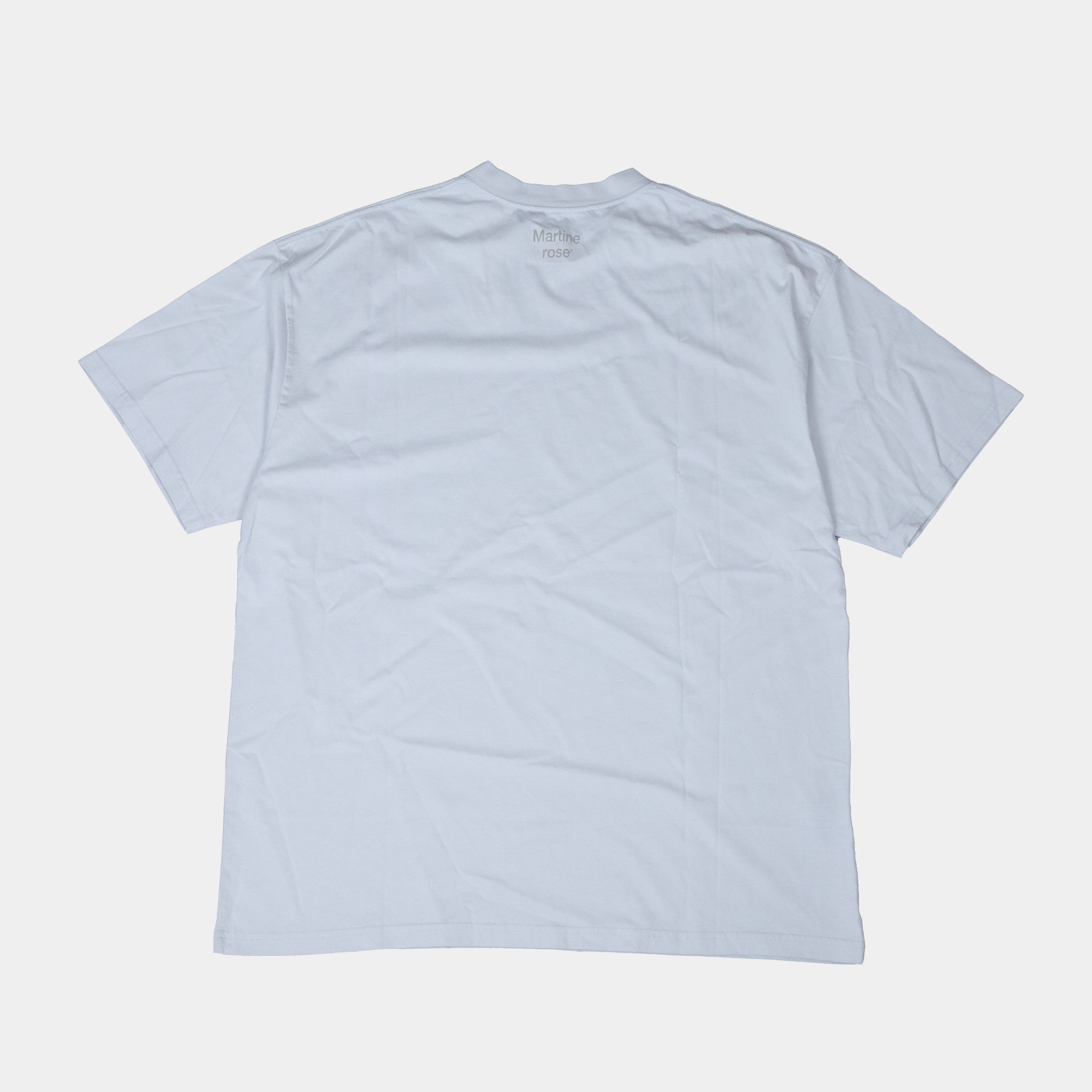 Martine Rose Front Printed Oversized Crew-neck T-Shirt