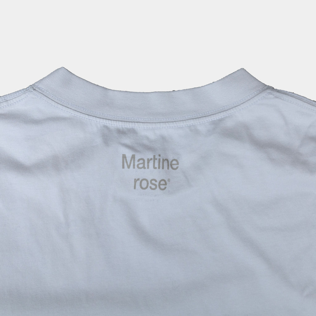 Martine Rose Front Printed Oversized Crew-neck T-Shirt