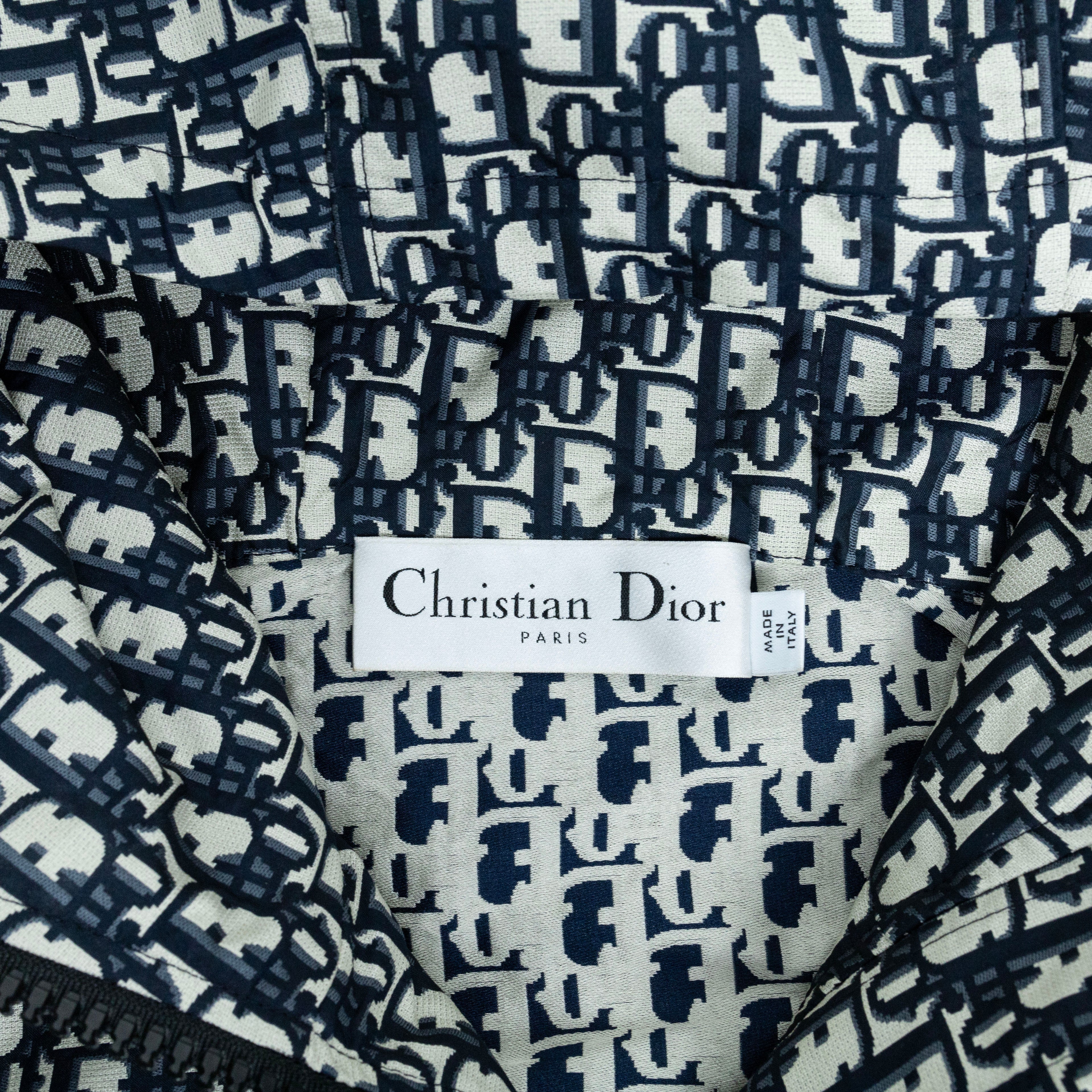 Dior Hooded Monogram Windbreaker