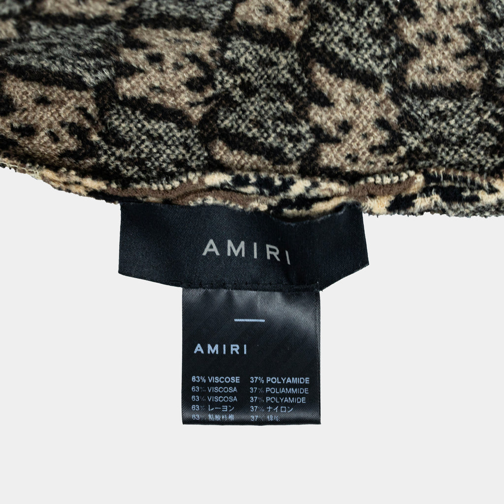 Amiri Monogram Logo Beanie