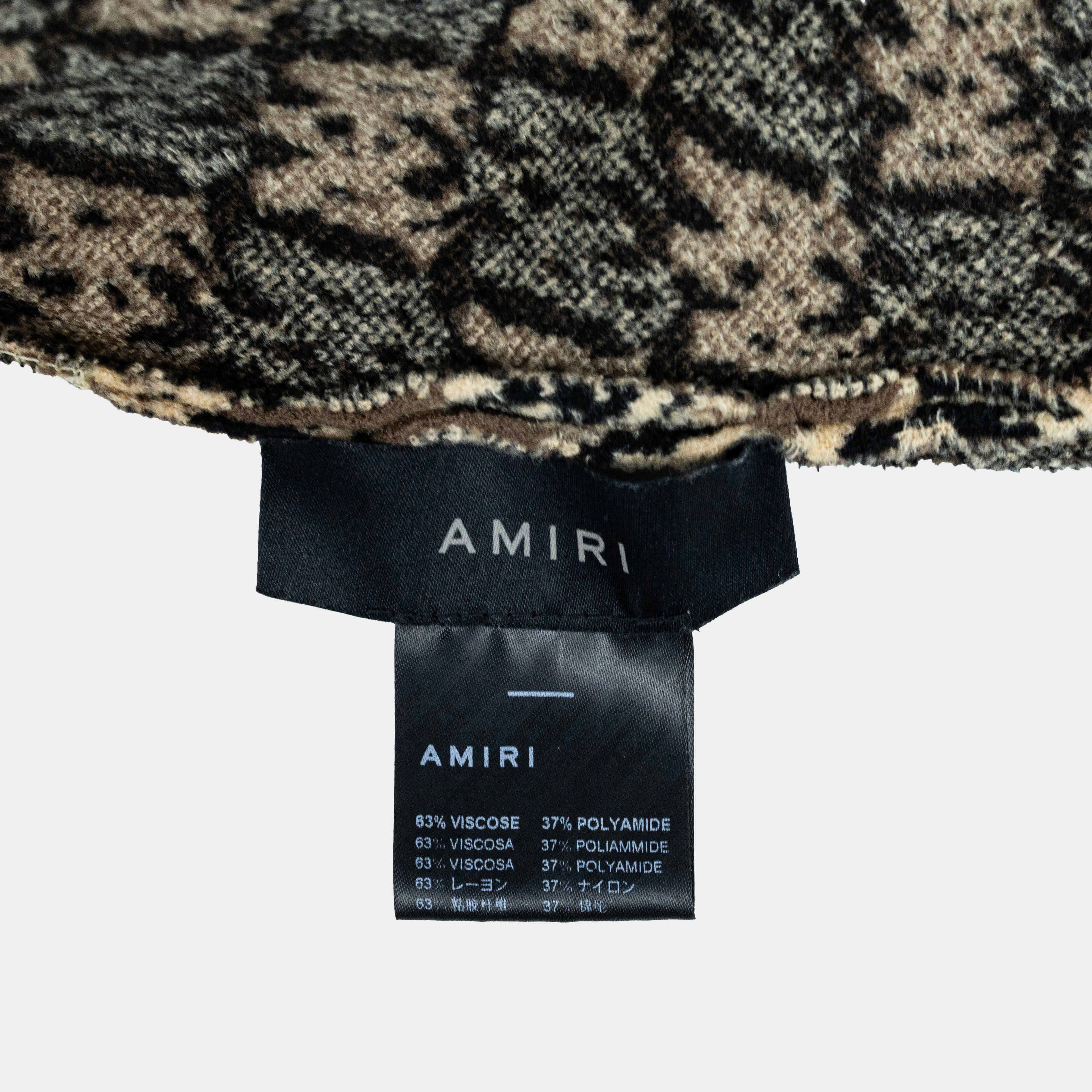 Amiri Monogram Logo Beanie