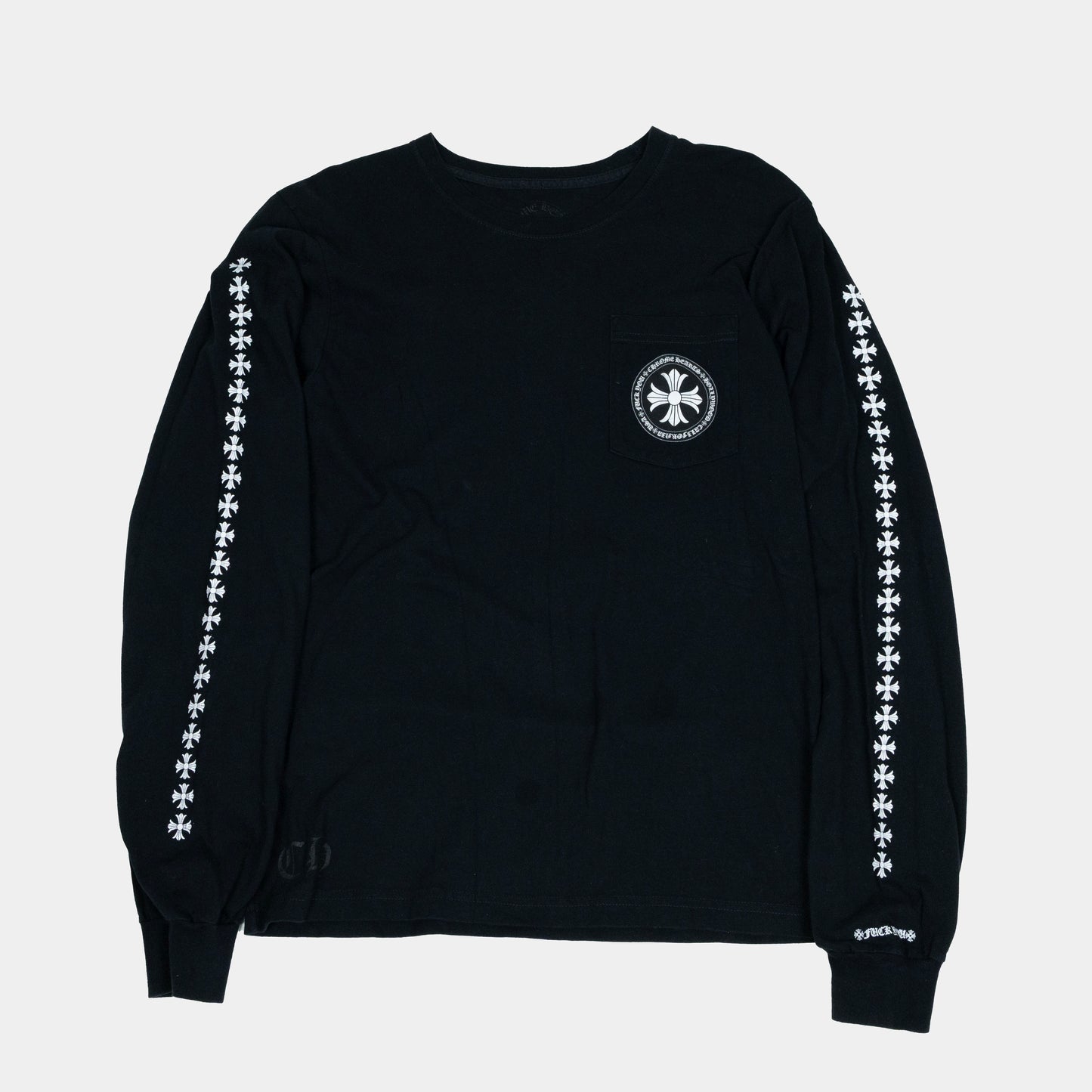 Chrome Hearts Cross Emblem Logo Lonsleeve T-Shirt