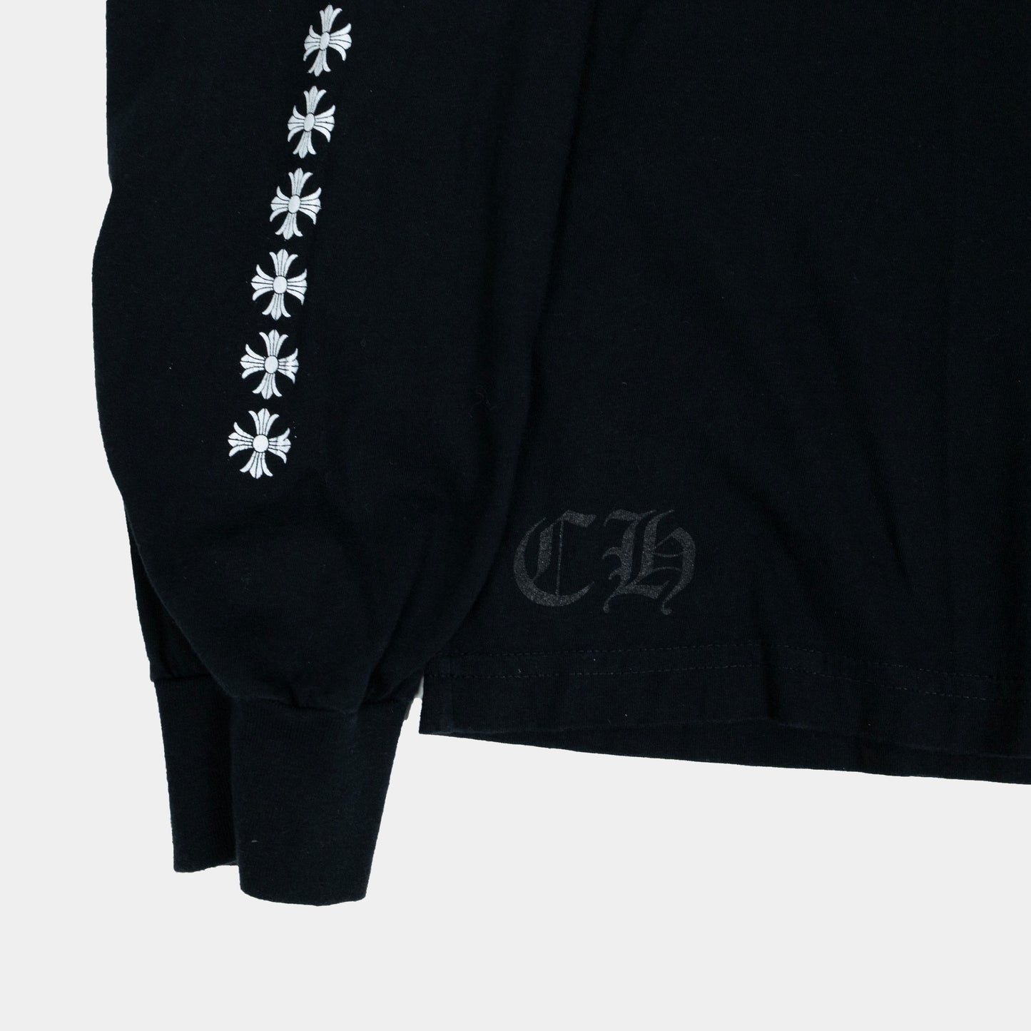 Chrome Hearts Cross Emblem Logo Lonsleeve T-Shirt