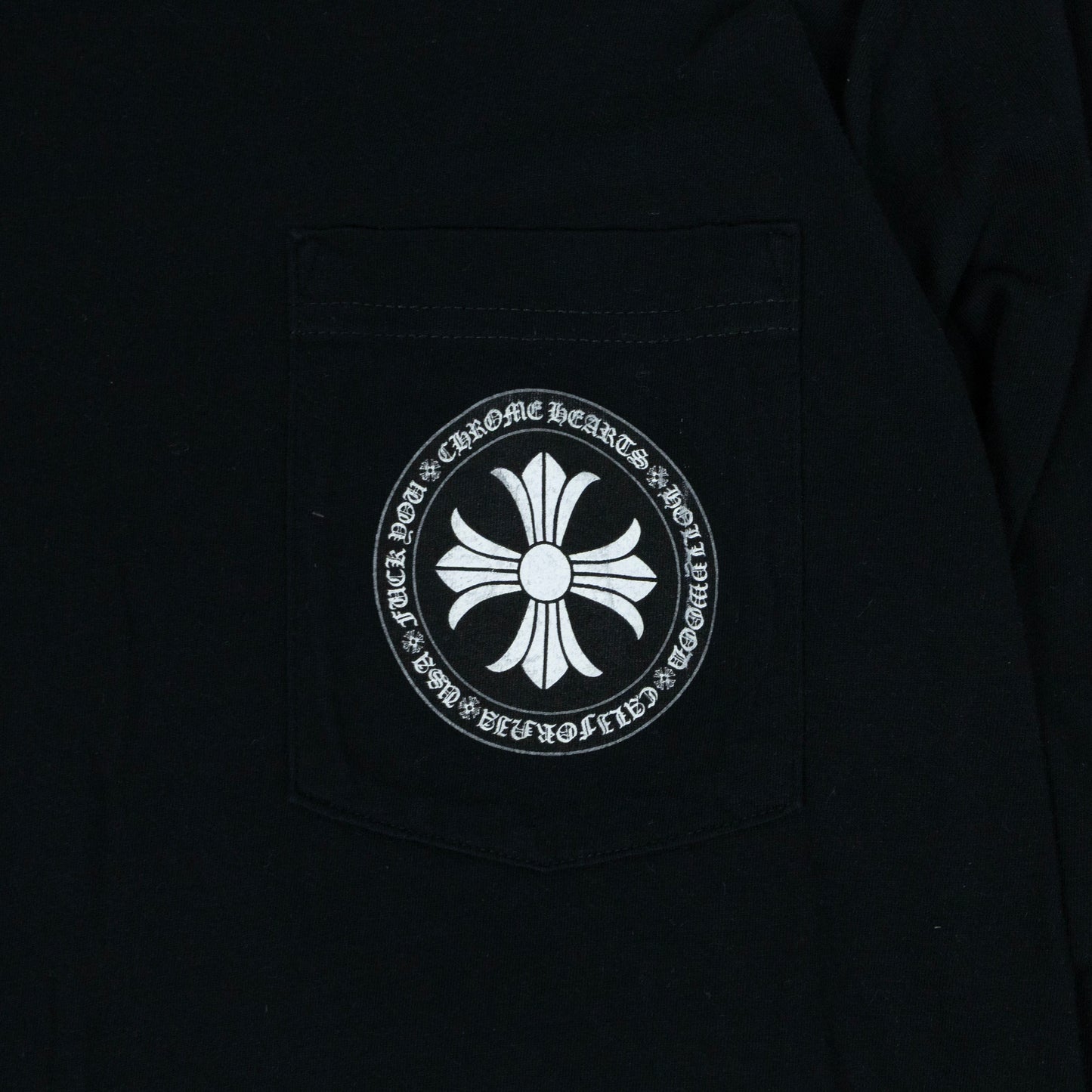 Chrome Hearts Cross Emblem Logo Lonsleeve T-Shirt