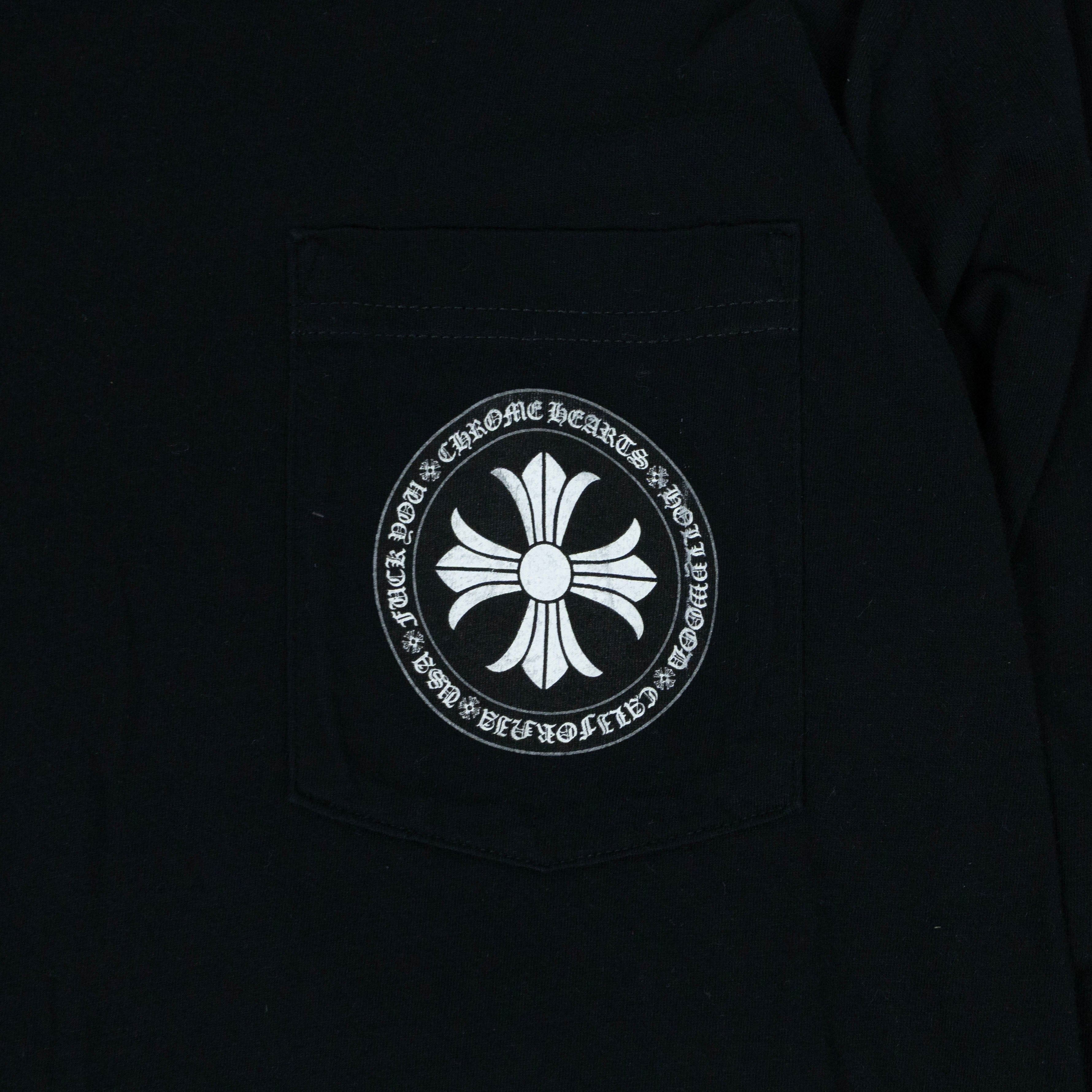 Chrome Hearts Cross Emblem Logo Lonsleeve T-Shirt