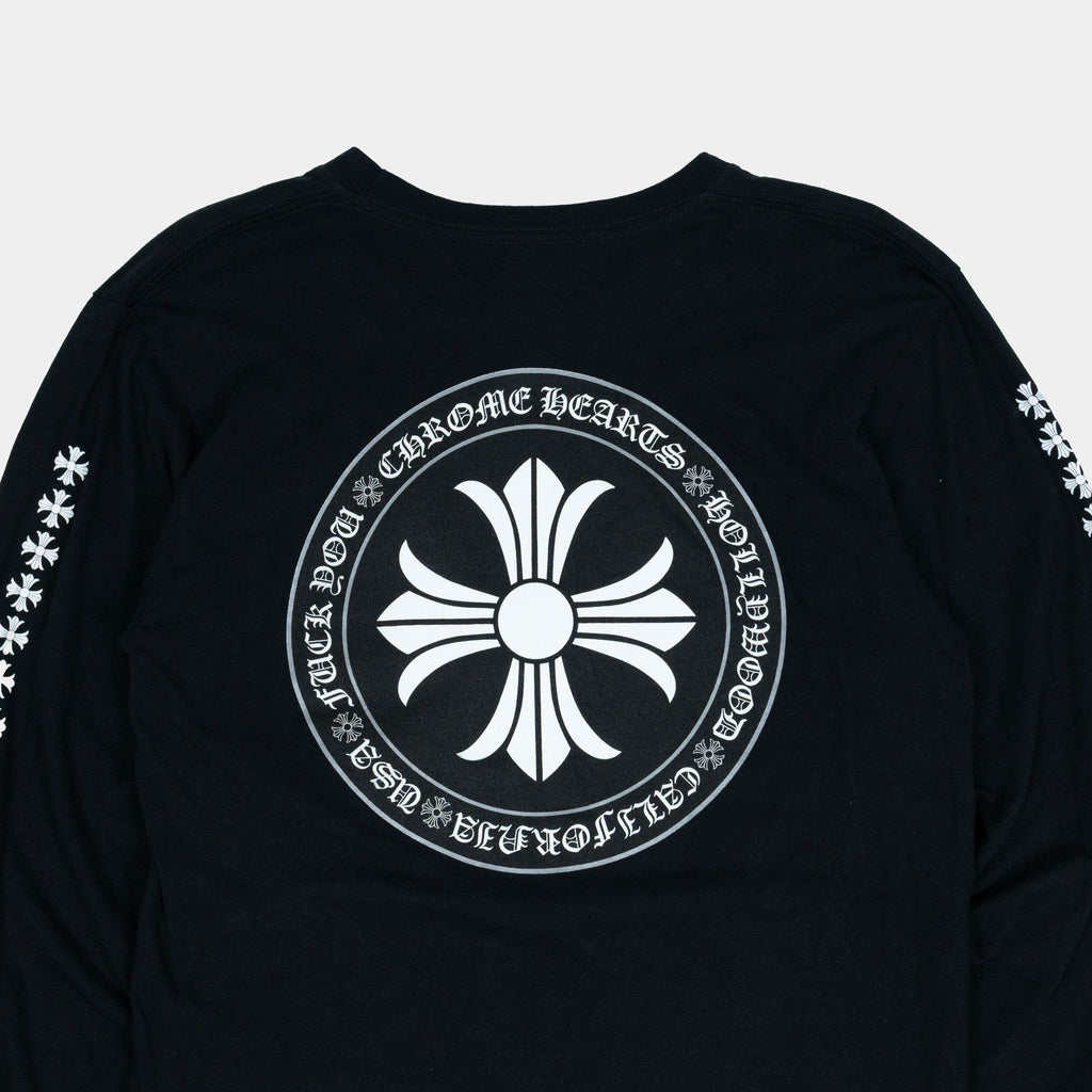 Chrome Hearts Cross Emblem Logo Lonsleeve T-Shirt