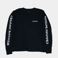 Chrome Hearts Scroll Logo Long Sleeve T-Shirt