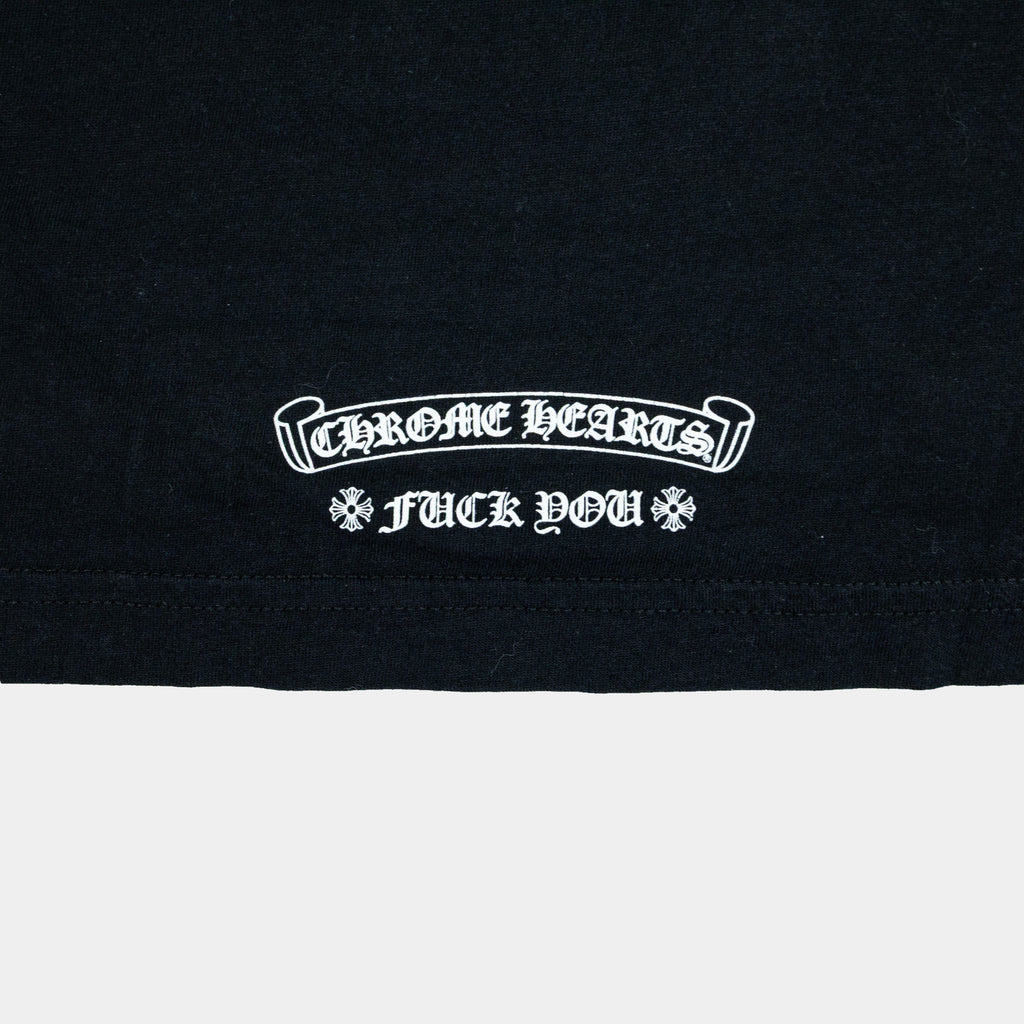 Chrome Hearts Scroll Logo Long Sleeve T-Shirt