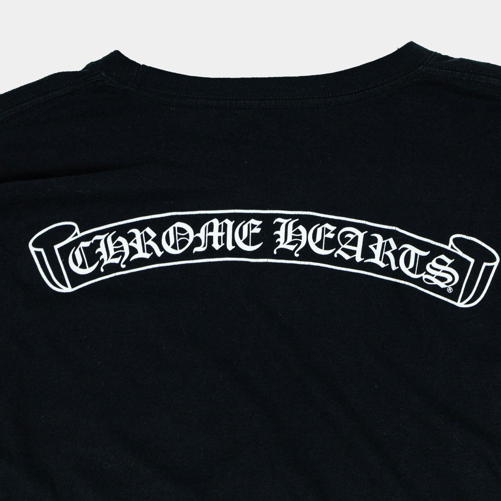 Chrome Hearts Scroll Logo Long Sleeve T-Shirt