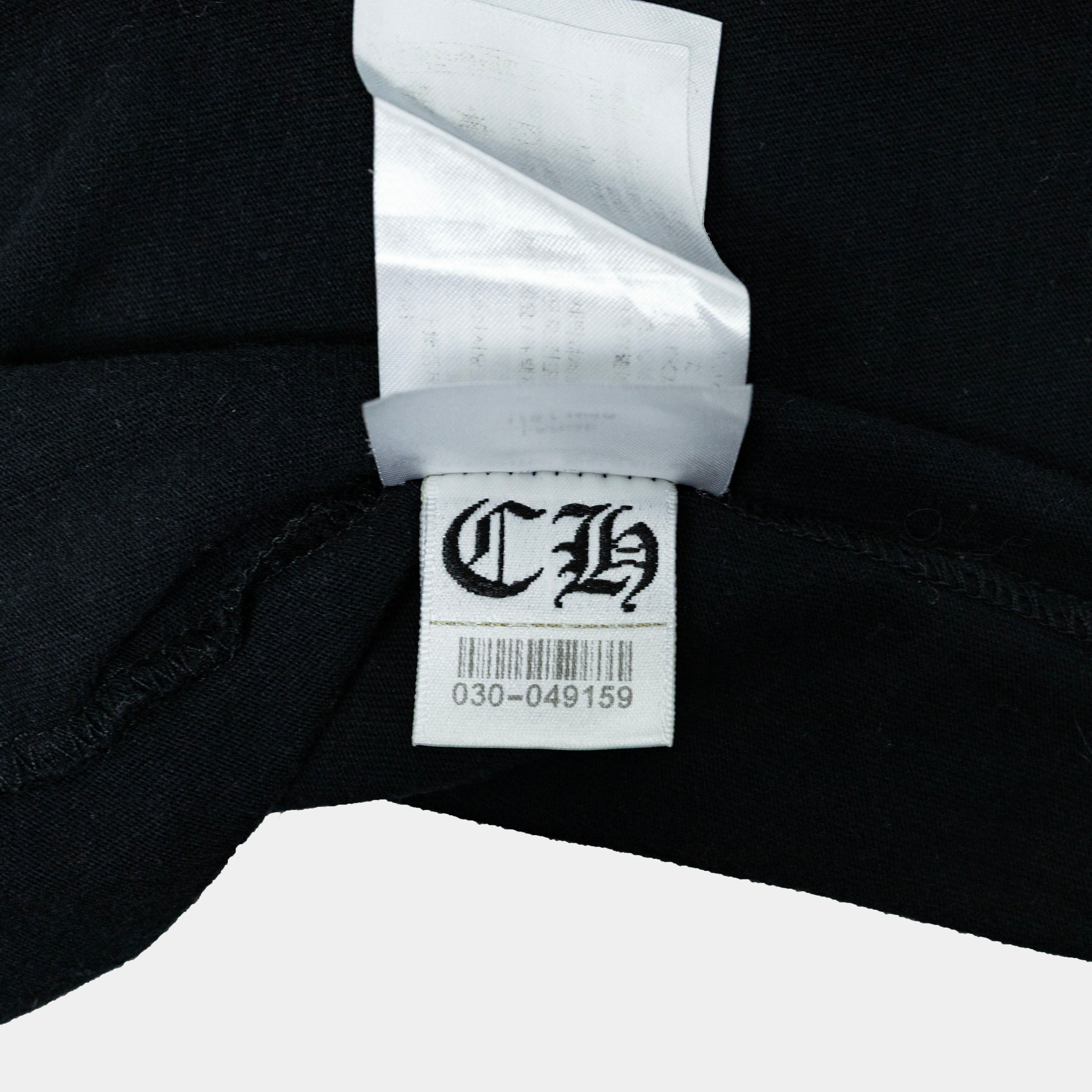 Chrome Hearts Scroll Logo Long Sleeve T-Shirt
