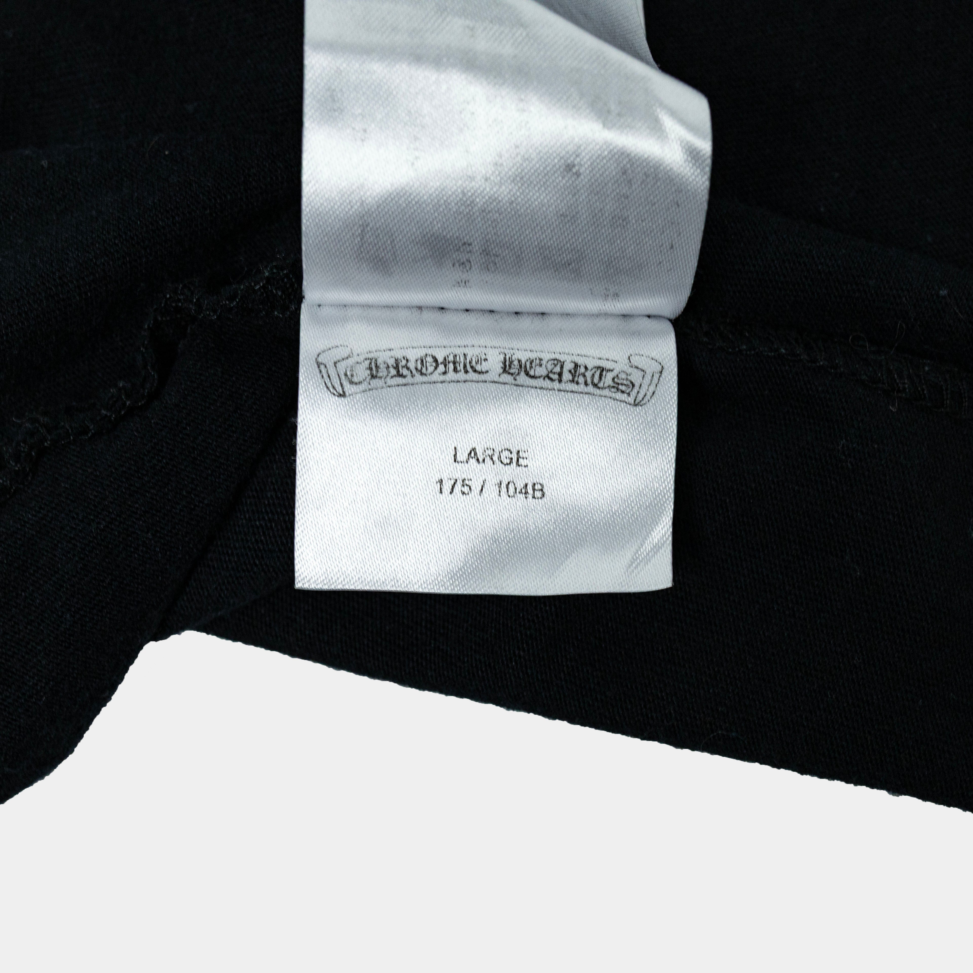 Chrome Hearts Scroll Logo Long Sleeve T-Shirt