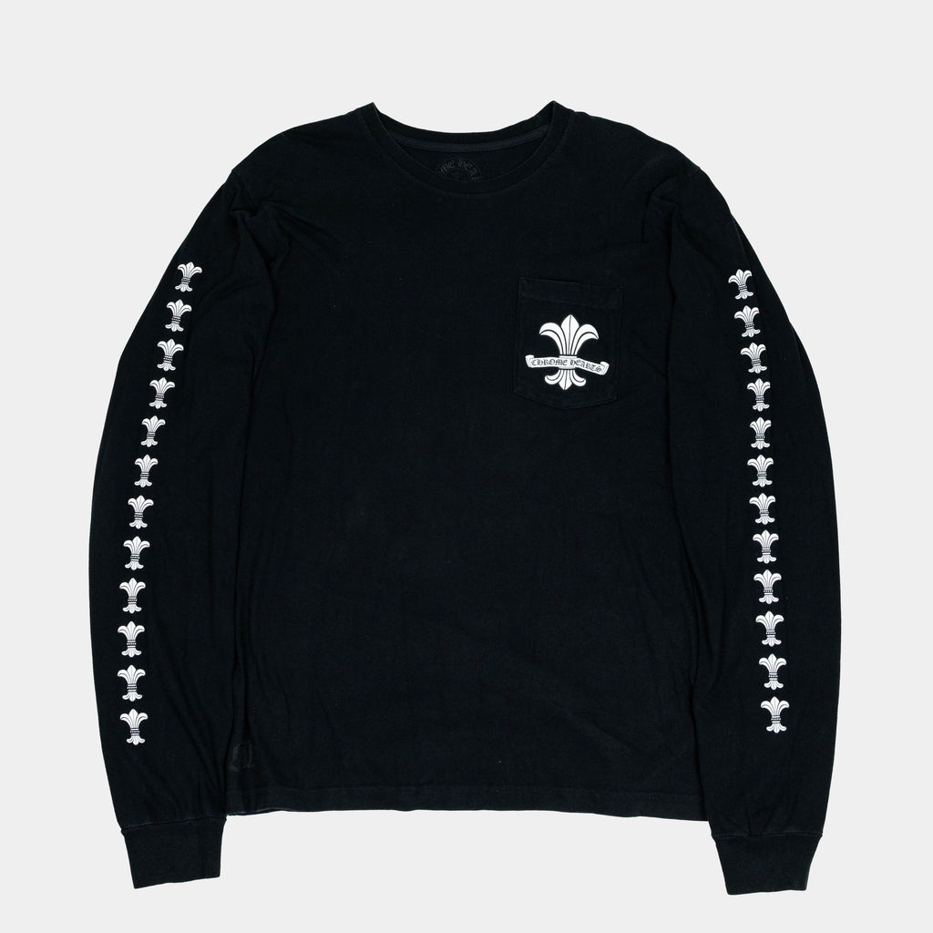 Chrome Hearts Crest Logo Long Sleeve T-shirt