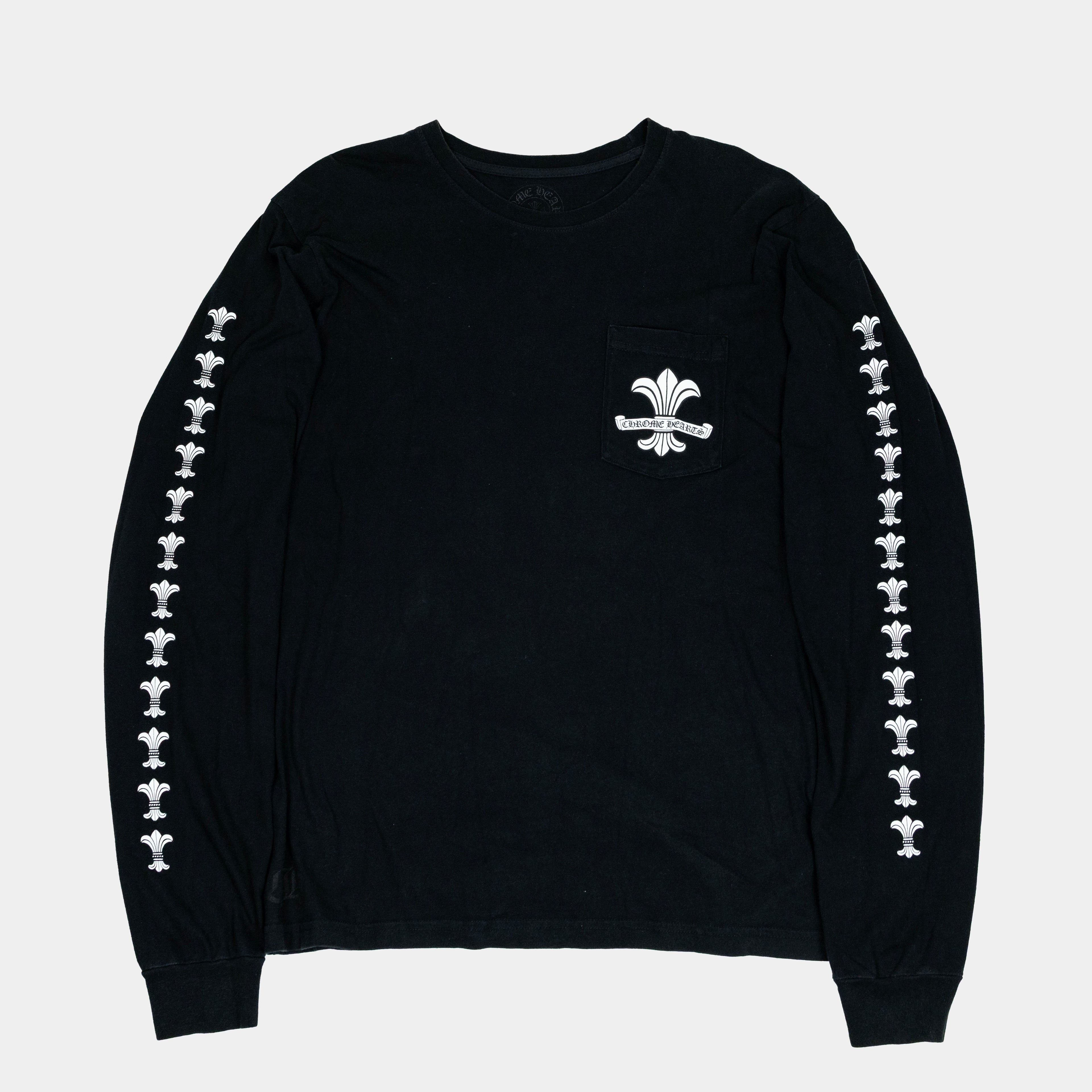 Chrome Hearts Crest Logo Long Sleeve T-shirt
