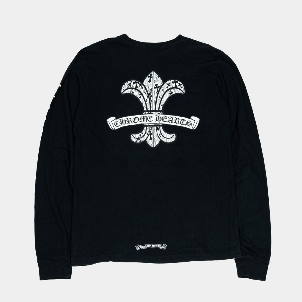 Chrome Hearts Crest Logo Long Sleeve T-shirt