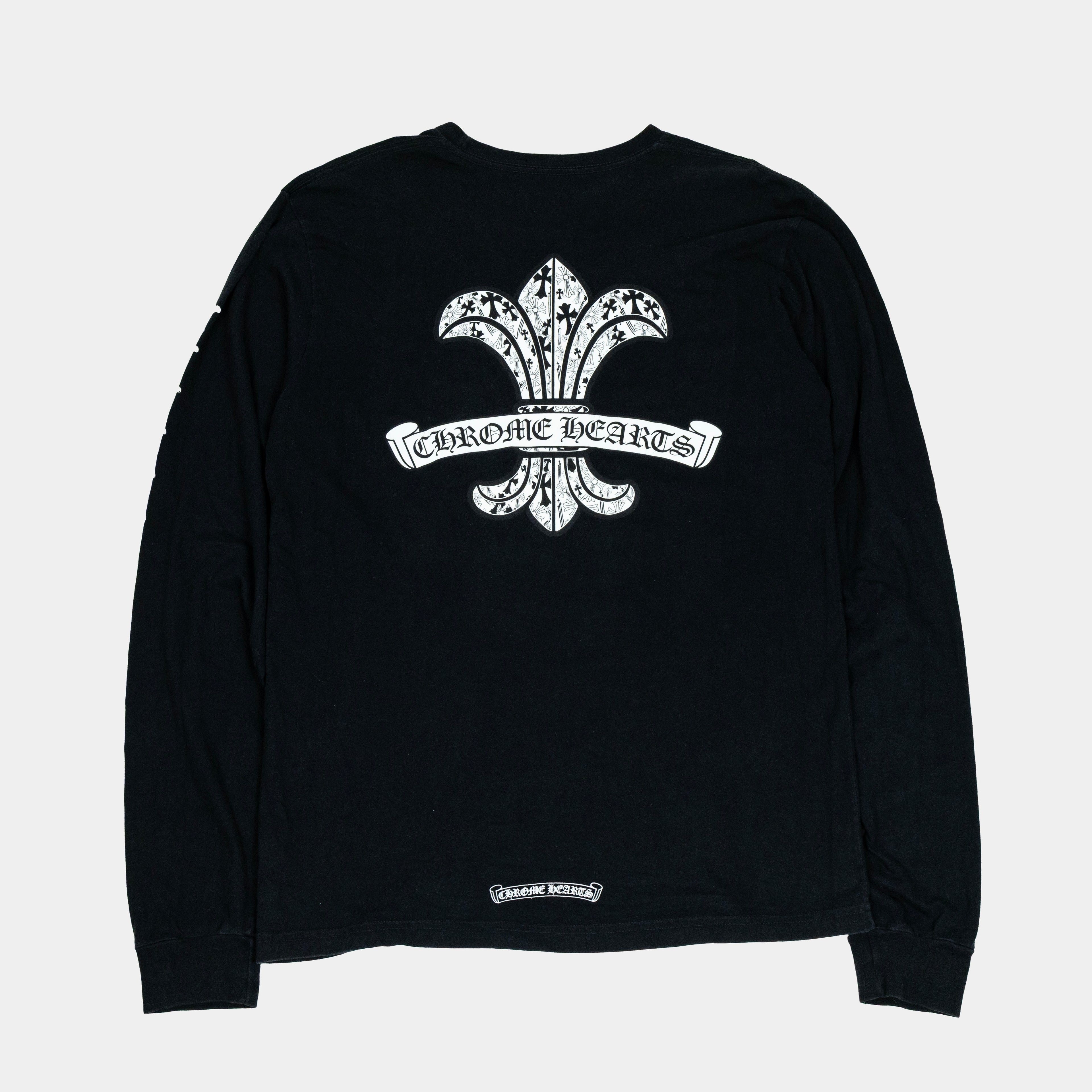 Chrome Hearts Crest Logo Long Sleeve T-shirt